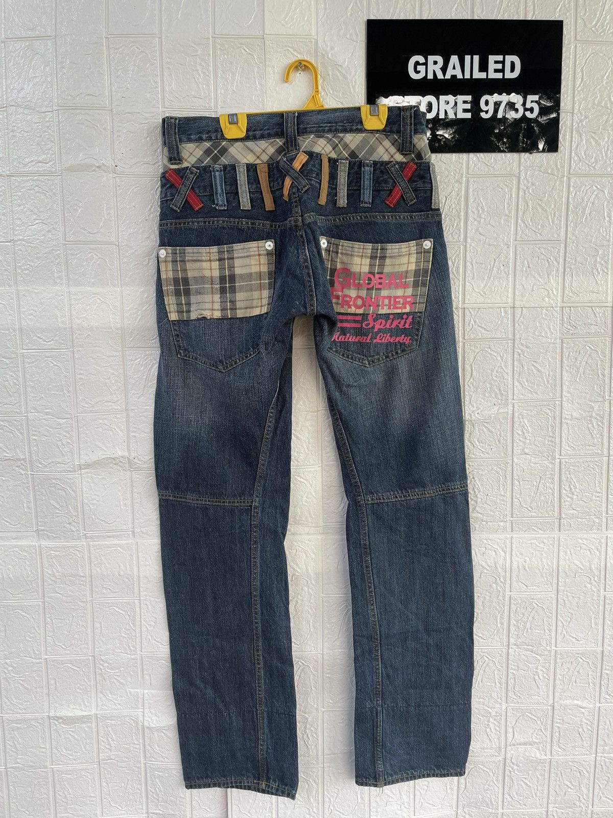 Japanese Brand Double Focus Double Waist Denim Size US 32 / EU 48 - 2 Thumbnail
