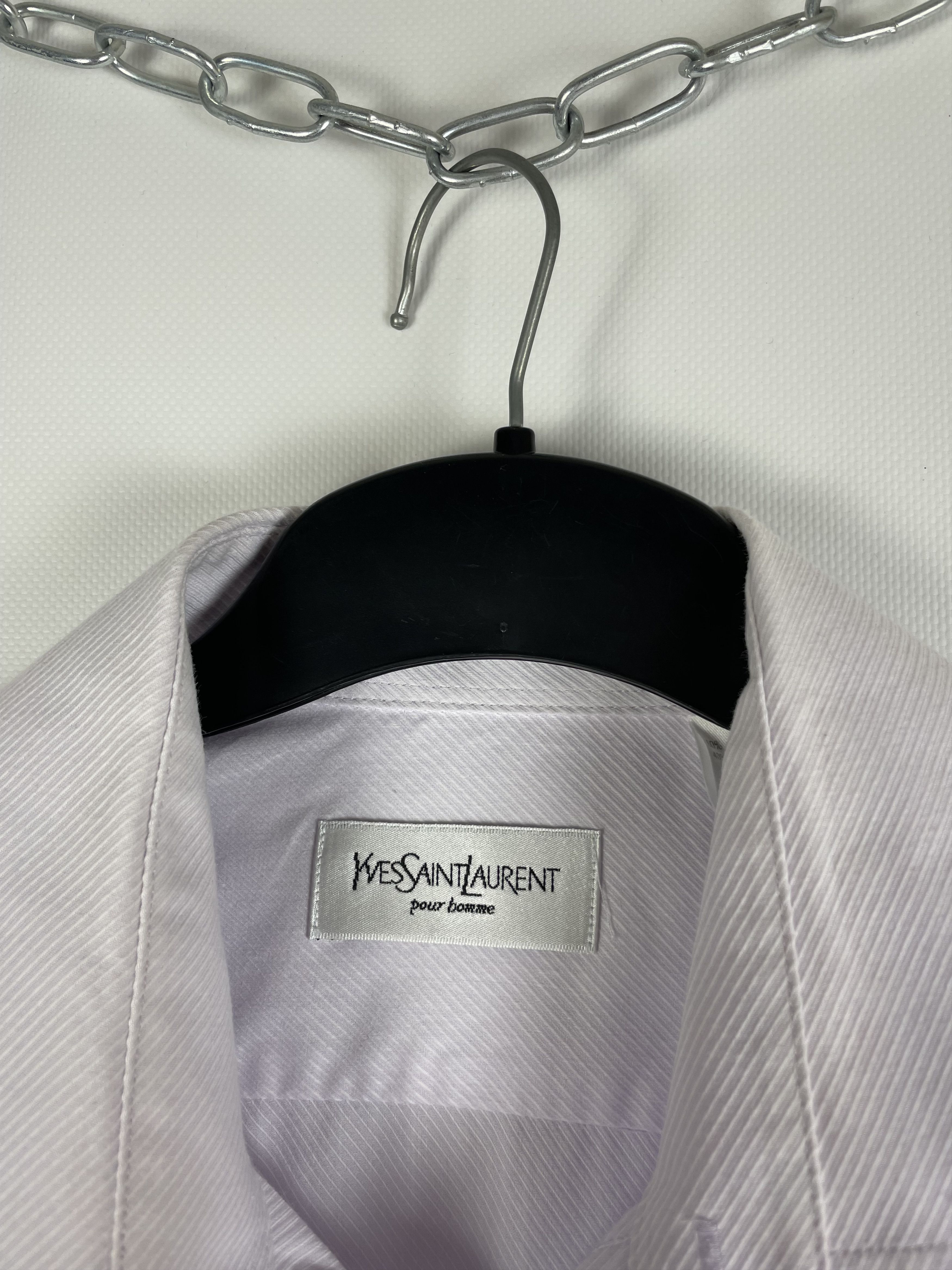 Vintage Vintage YvesSaintLaurent Ysl Pour Homme Button Up Shirt Size US L / EU 52-54 / 3 - 5 Thumbnail