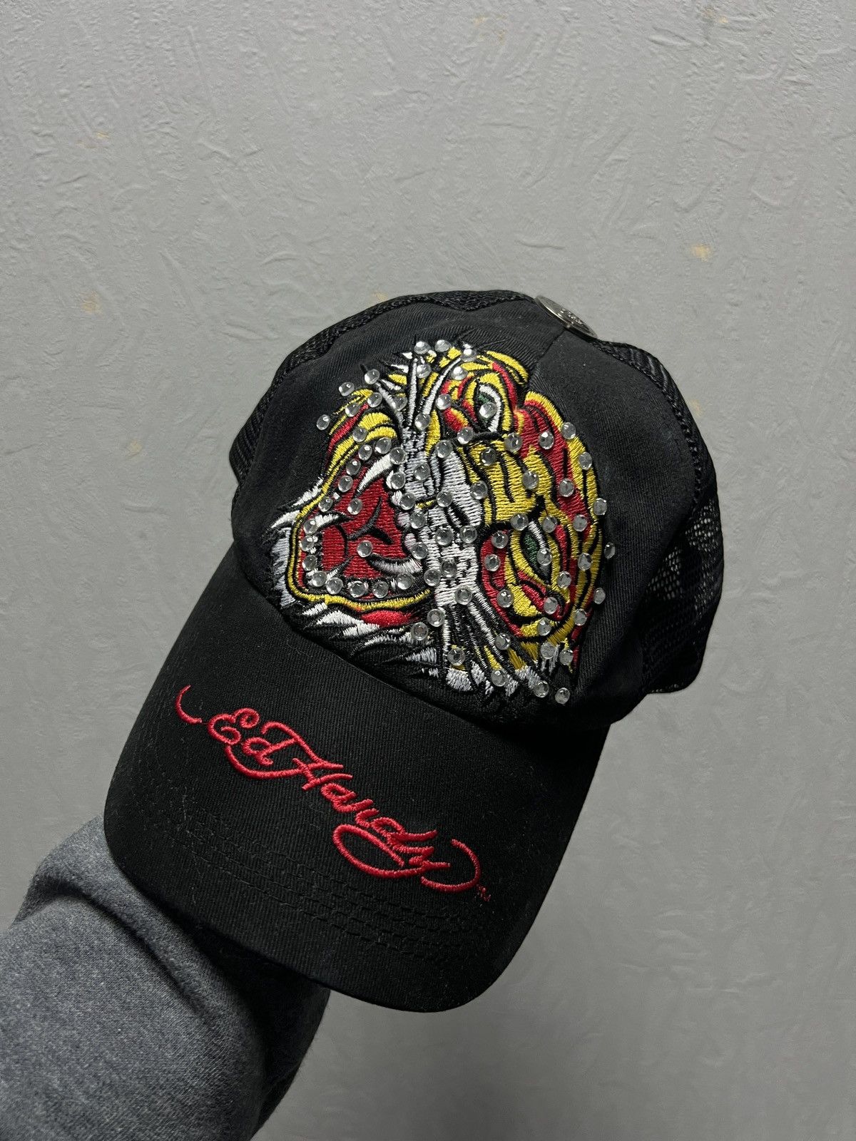 Ed Hardy Vintage Ed Hardy Cap By Christian Audigier All Over Print Size ONE SIZE - 1 Thumbnail
