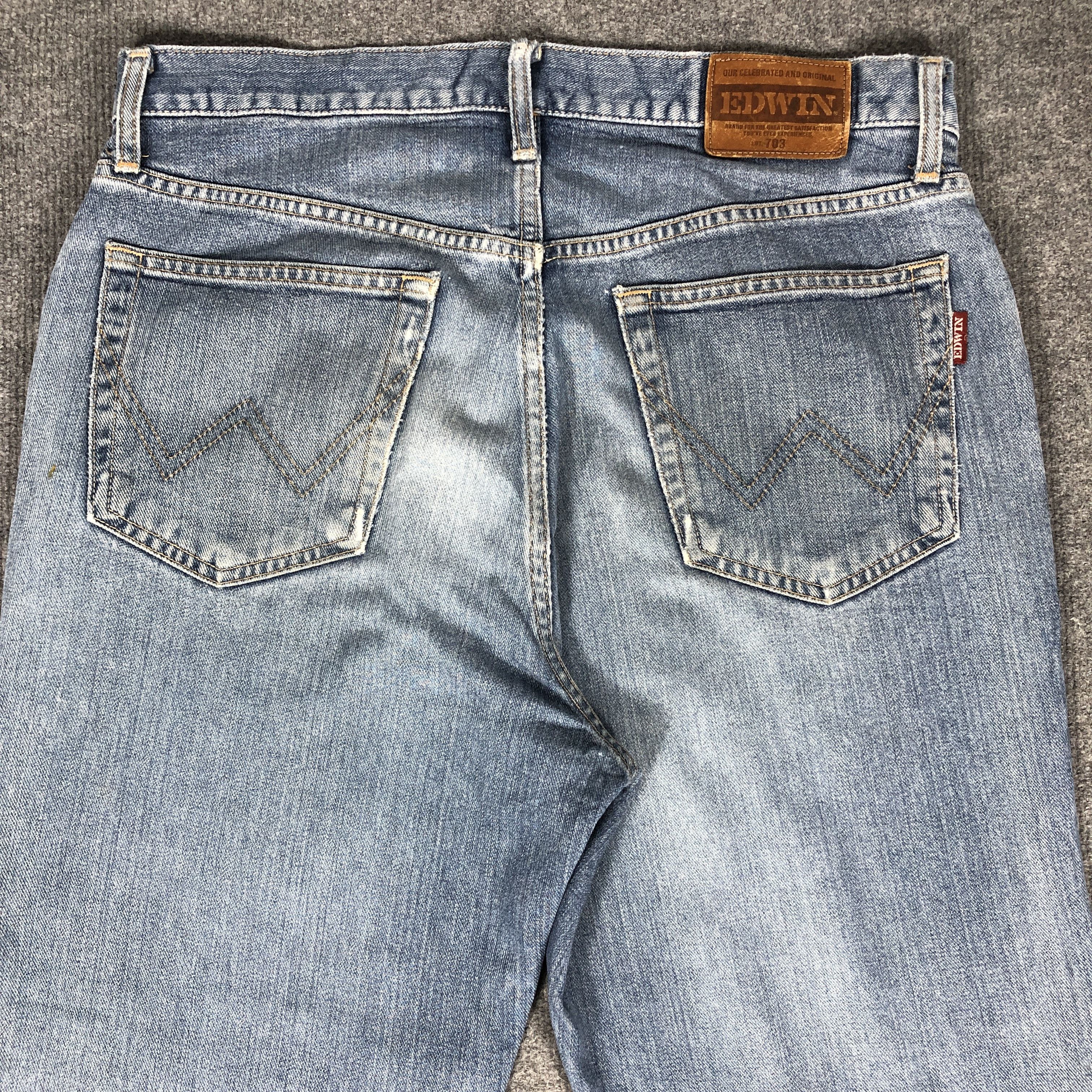 Edwin × Vintage Womens Vintage Edwin Soft Jeans L1202W Size 34" / US 12 / IT 48 - 6 Thumbnail