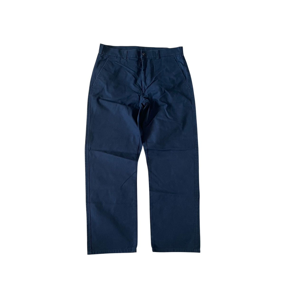 Comme des Garcons Cdg homme AD2002 dark navy straight trousers Size US 32 / EU 48 - 1 Thumbnail
