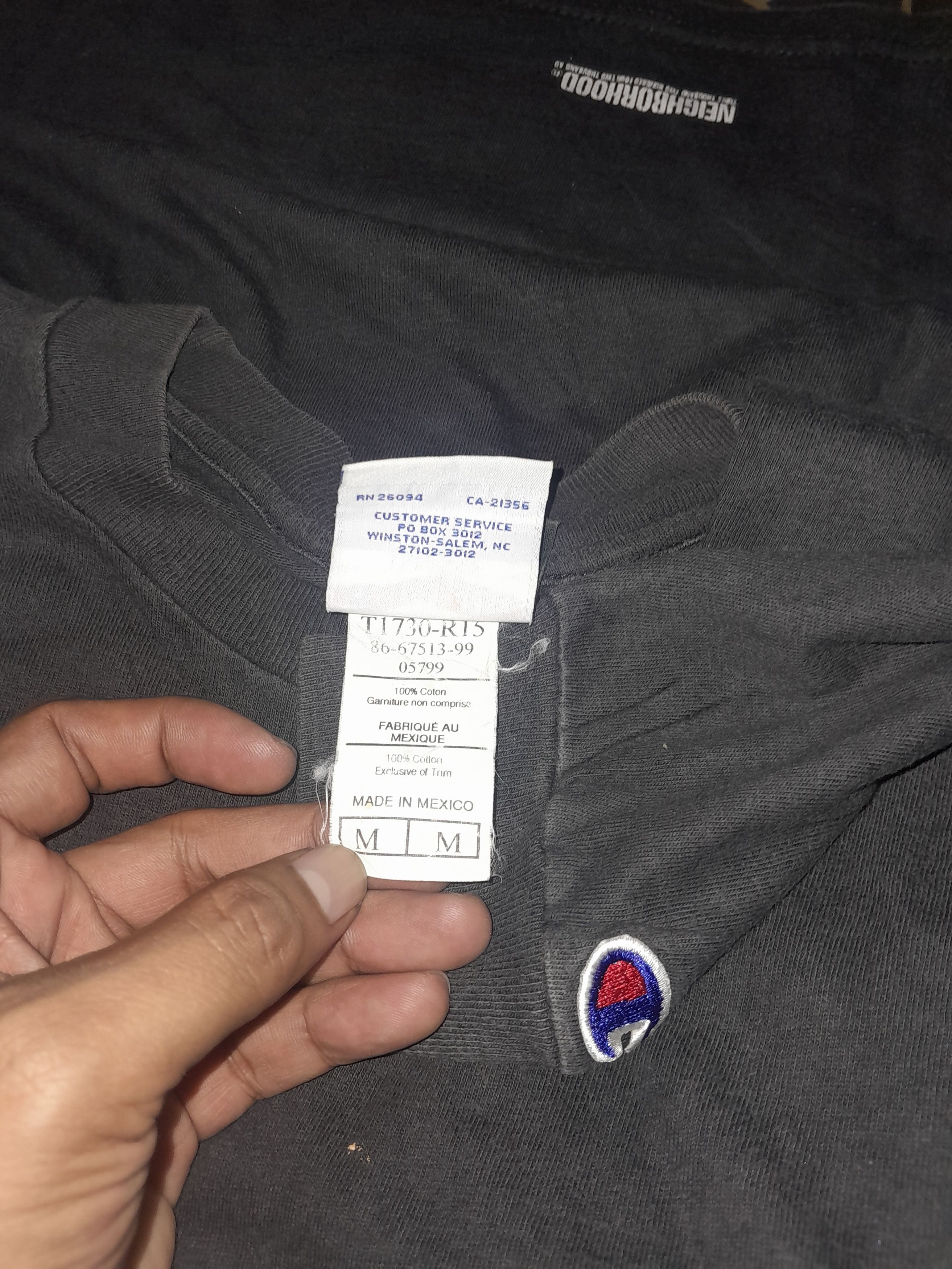 Champion Vintage neighborhood x champion long sleeve t shirt Size US M / EU 48-50 / 2 - 4 Thumbnail