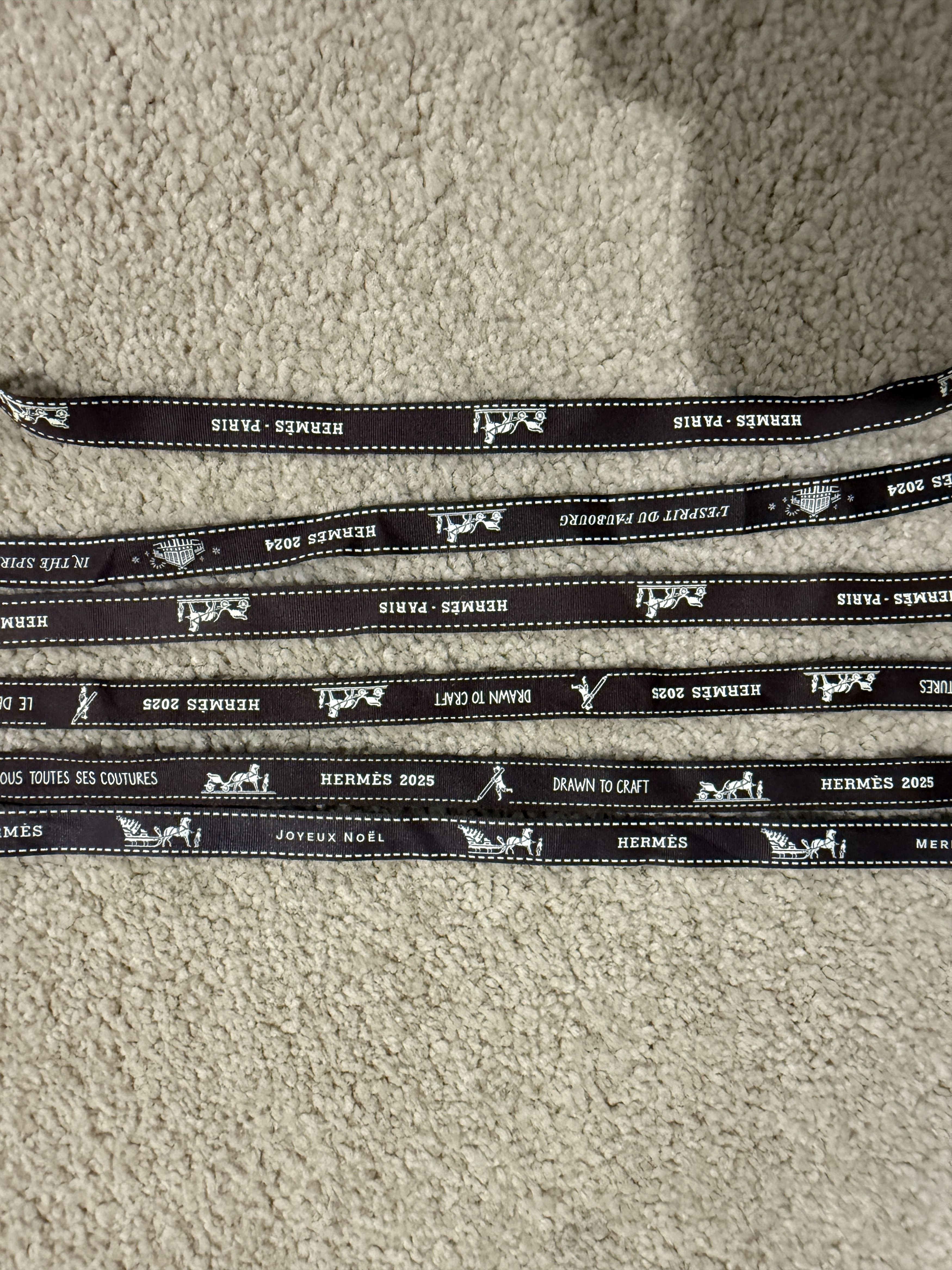 Hermes Hermes Brown Gift Wrapping Ribbons - One Per Purchase Size ONE SIZE - 1 Thumbnail