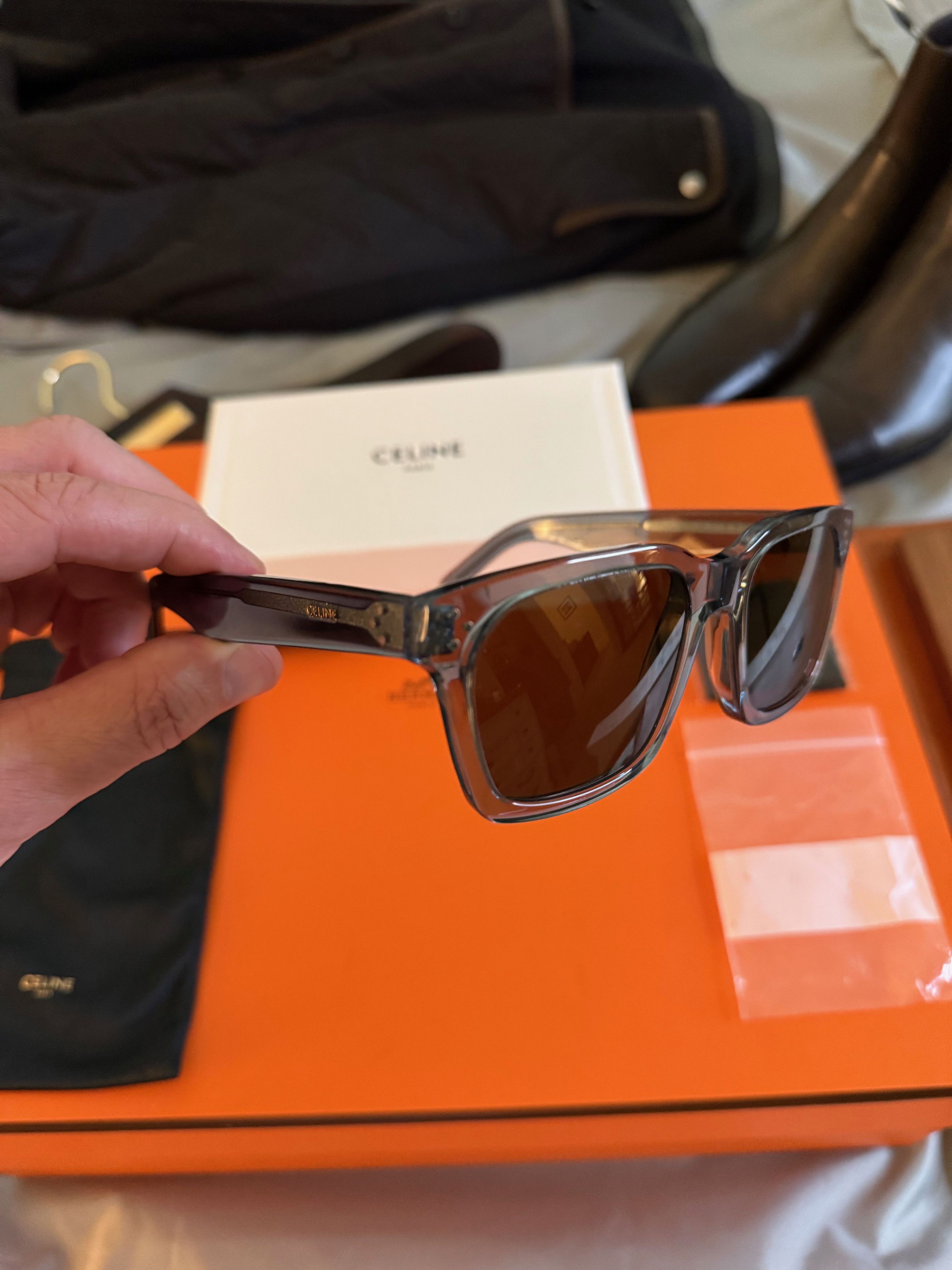 Celine Coveted Effortless Cool NEW $515 w/tax CELINE Tinted Acetate Size ONE SIZE - 12 Thumbnail