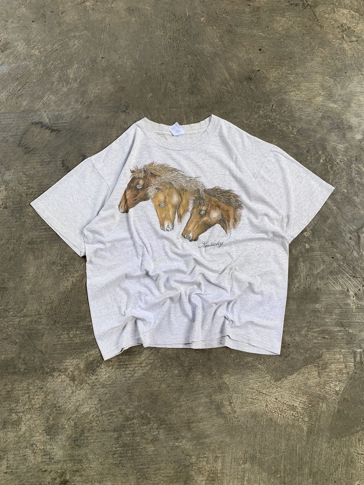 Other Vintage tshirt kentucky horse 90s Size US XL / EU 56 / 4 - 1 Thumbnail