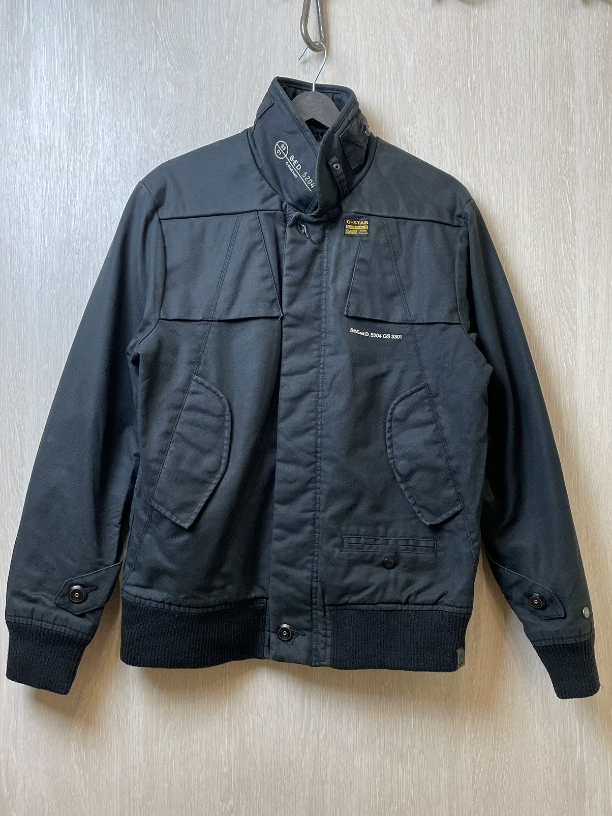 G-Star × Vintage Vintage G-Star Raw Biker Jacket Mulipocket Size US L / EU 52-54 / 3 - 1 Thumbnail