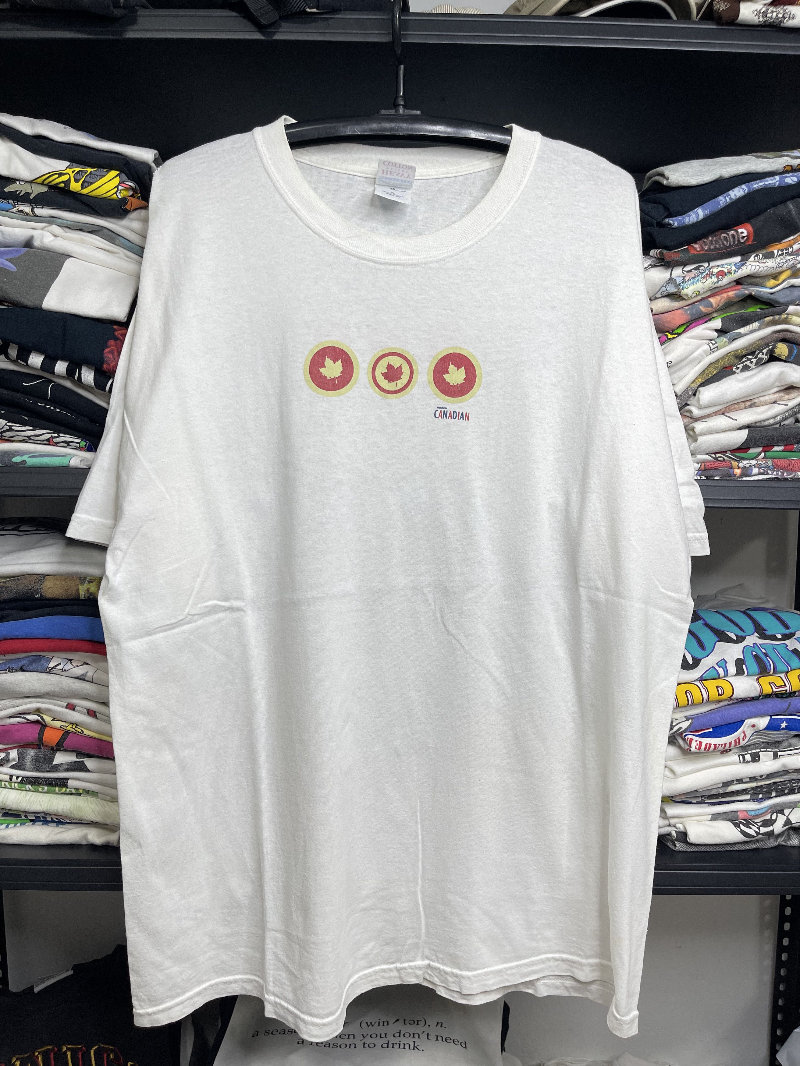 Vintage Vintage 90's Molson Canadian Beer Tee XL Size US XL / EU 56 / 4 - 1 Thumbnail