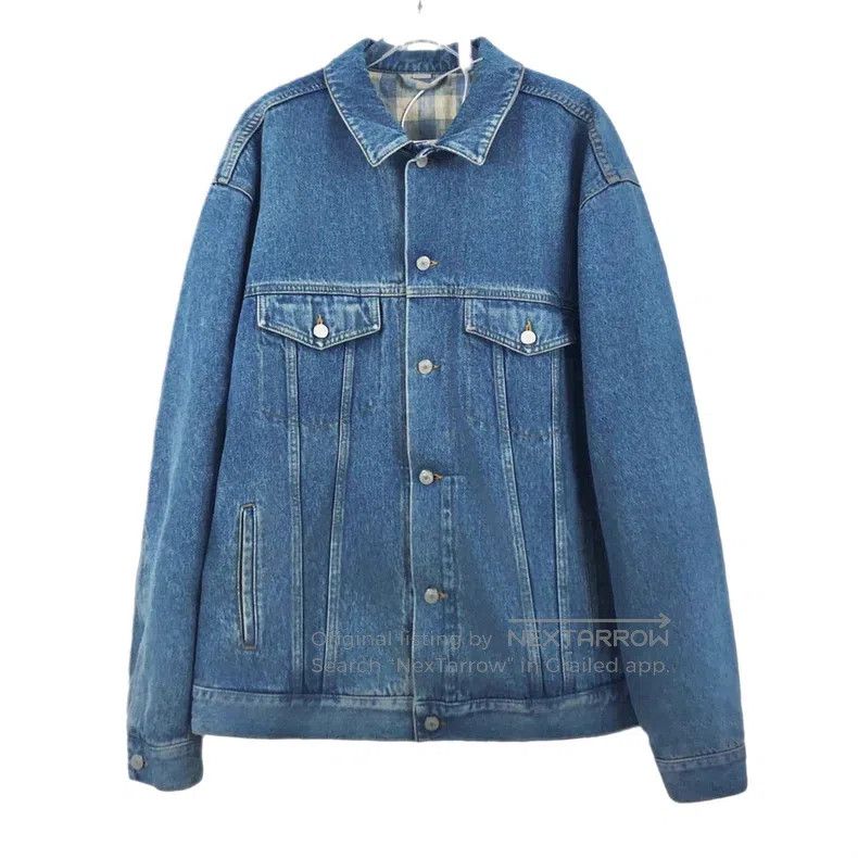 Gucci Gucci Blue logo embroidered cotton lapel single-breasted l Size US L / EU 52-54 / 3 - 1 Thumbnail