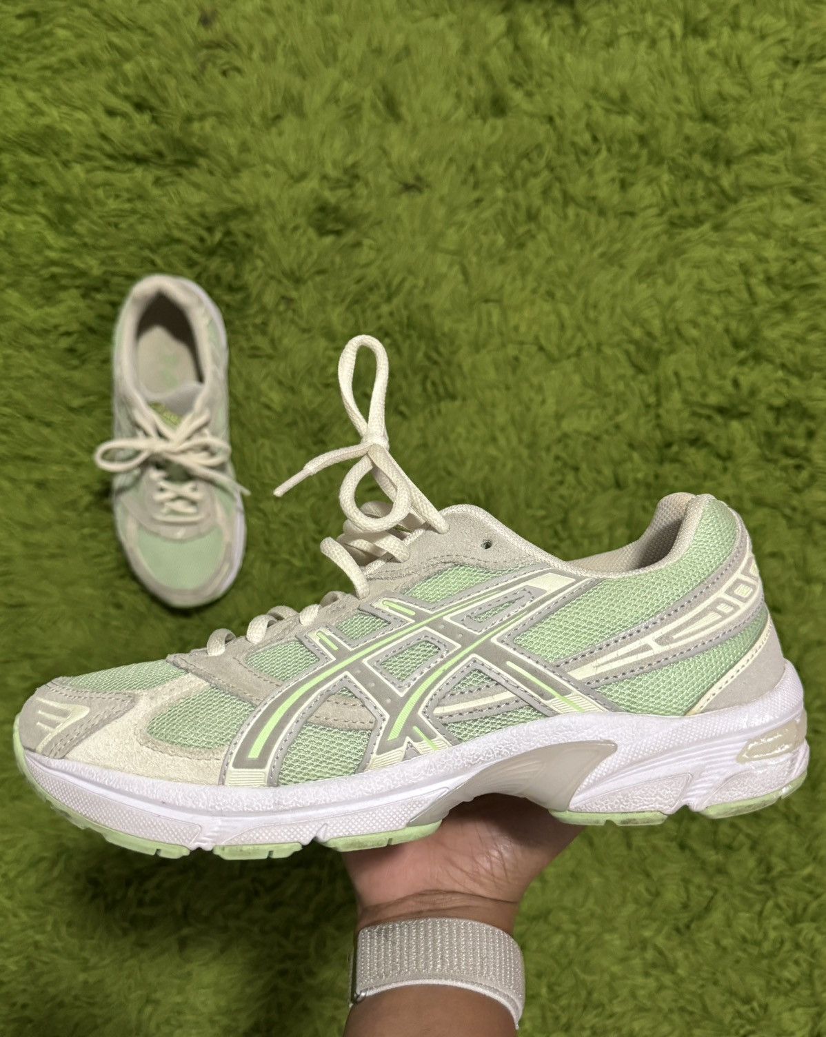 Asics ASICS Gel-1130 'Jade Oyster Grey' Size US 8 / IT 38 - 2 Thumbnail