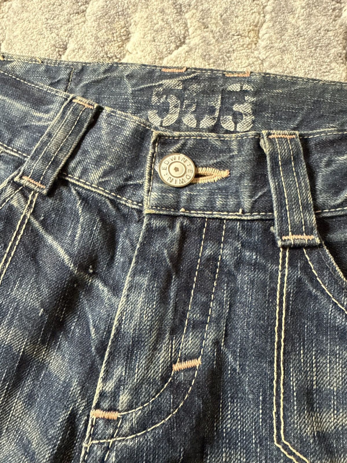 Edwin Edwin 503 Blue Trip Medium Wash Flared Jeans Size US 29 - 18 Thumbnail