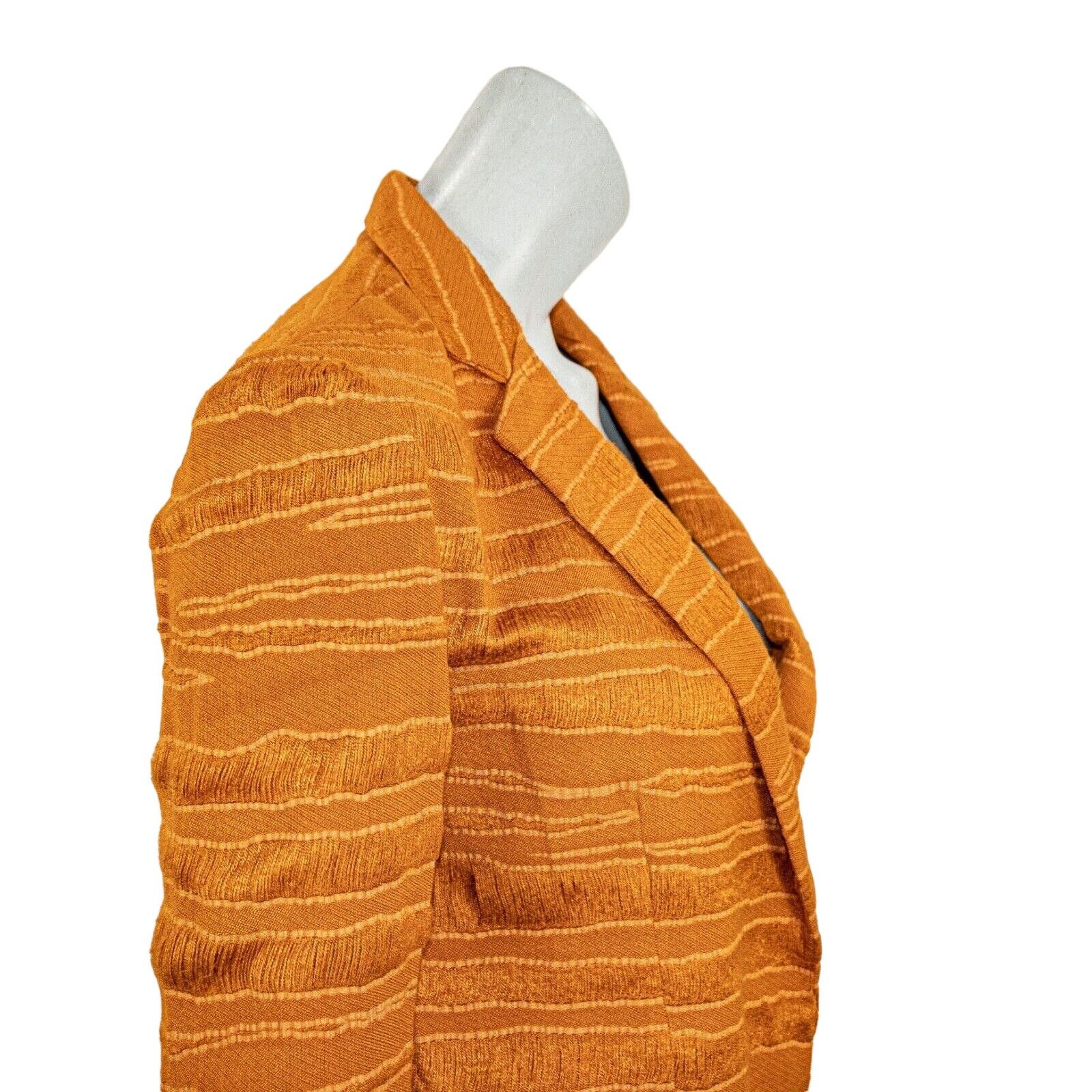 Other JENNI KAYNE Blazer Jacket Thread stripes copper brown Size S / US 4 / IT 40 - 10 Thumbnail