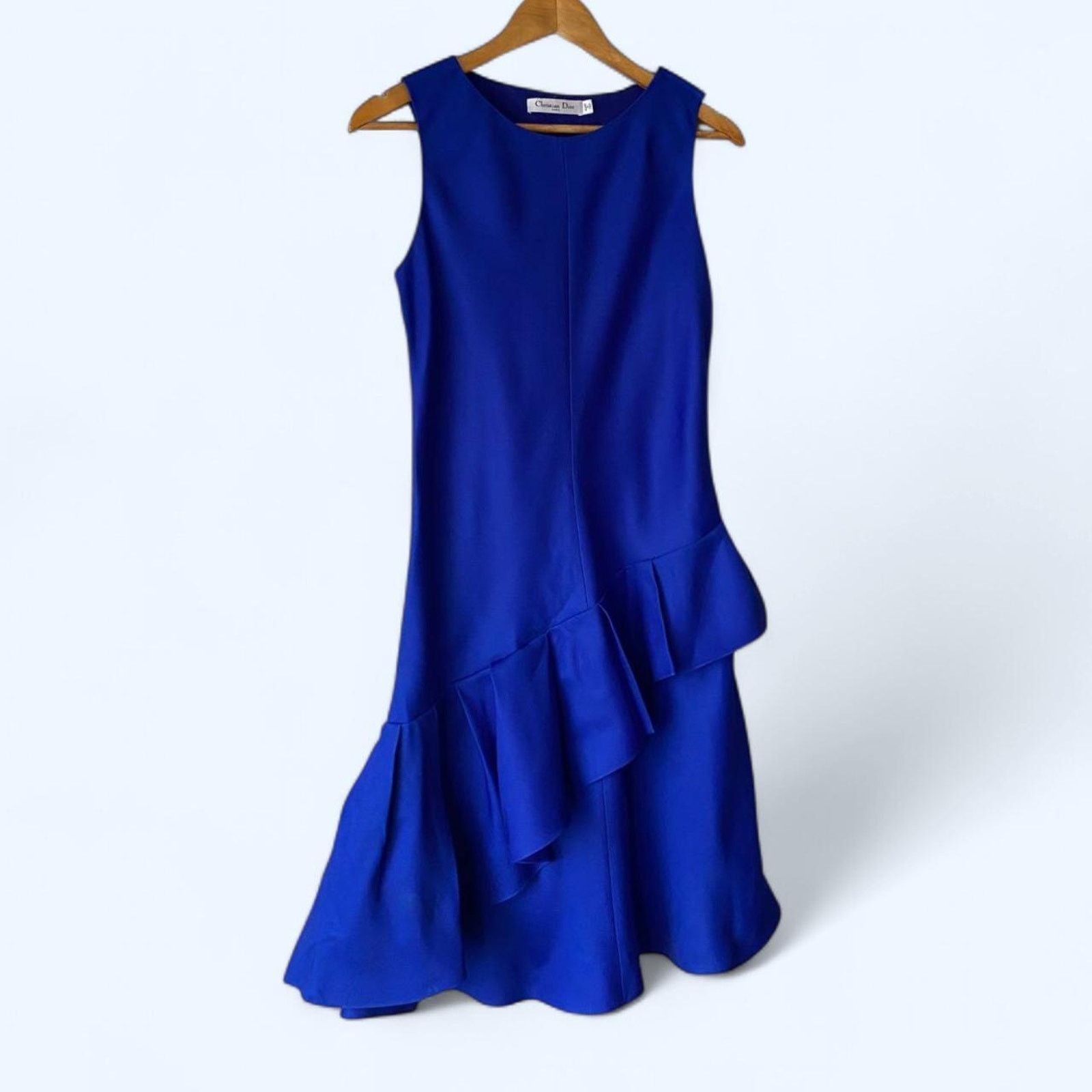 Dior Dior cobalt blue silk Size M / US 6-8 / IT 42-44 - 1 Thumbnail