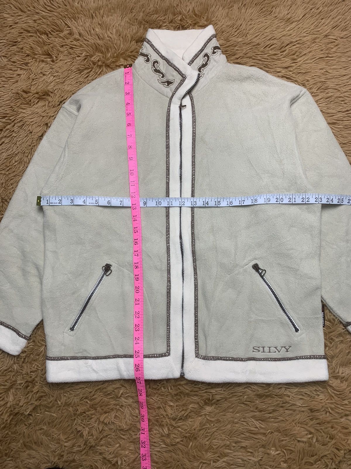 Vintage 90s Silvy Walking Fu Manchu Polartec Sweat Jacket Size US XL / EU 56 / 4 - 14 Thumbnail