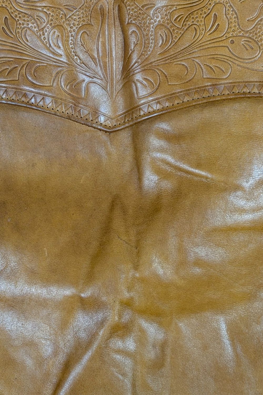 Polo Ralph Lauren Late 90s Ralph Lauren Embossed Western Leather Vest Size S / US 4 / IT 40 - 9 Thumbnail