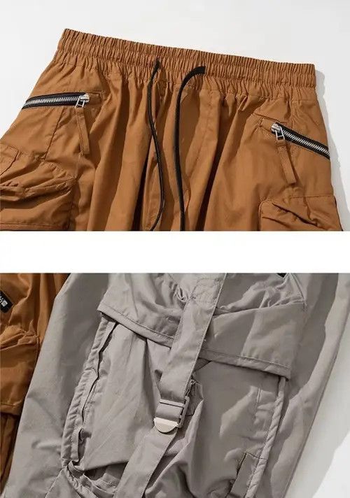 Japanese Brand 20SS Indigo Union Japan Brown Worker Shorts Size US 32 / EU 48 - 4 Thumbnail