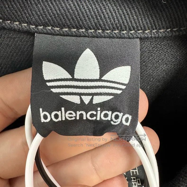 Balenciaga Balenciaga Distressed washed denim jacket Size US S / EU 44-46 / 1 - 3 Thumbnail
