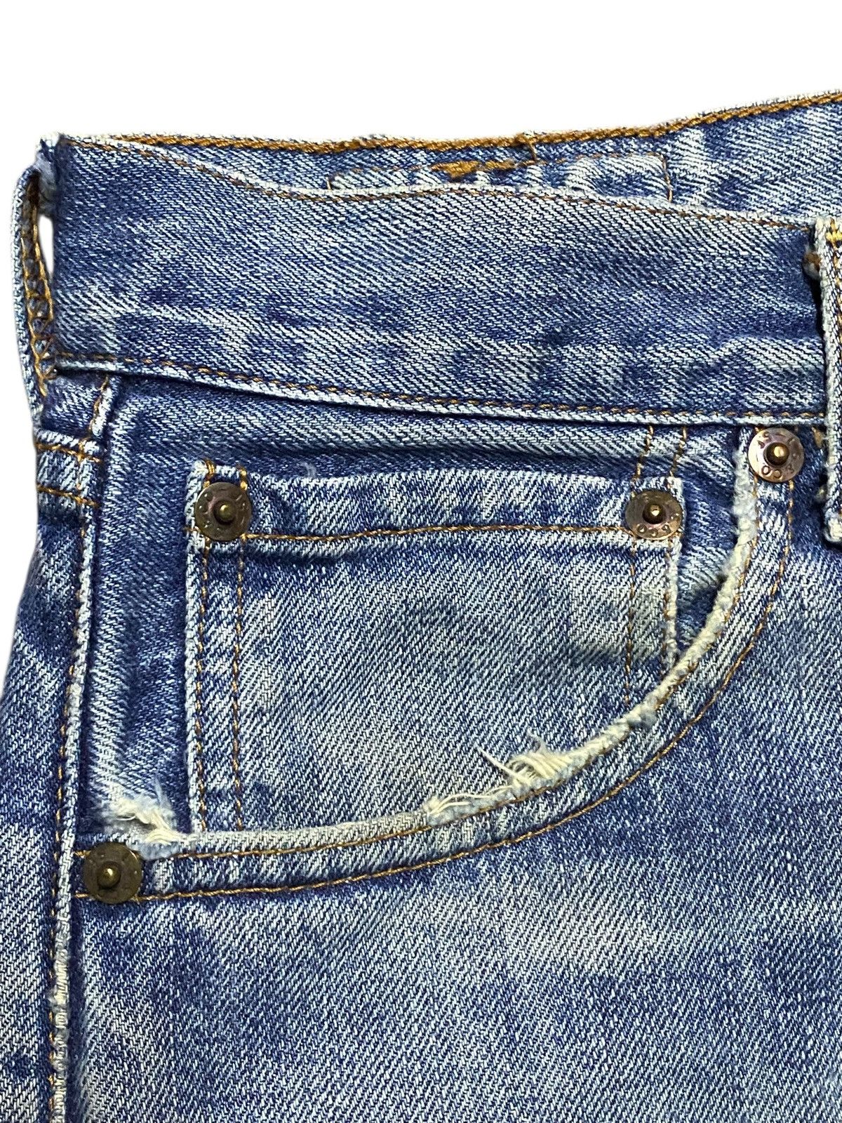 Levi's Vintage Levis 503 Japan Faded Wash Distressed Baggy Jeans Size US 30 / EU 46 - 8 Thumbnail