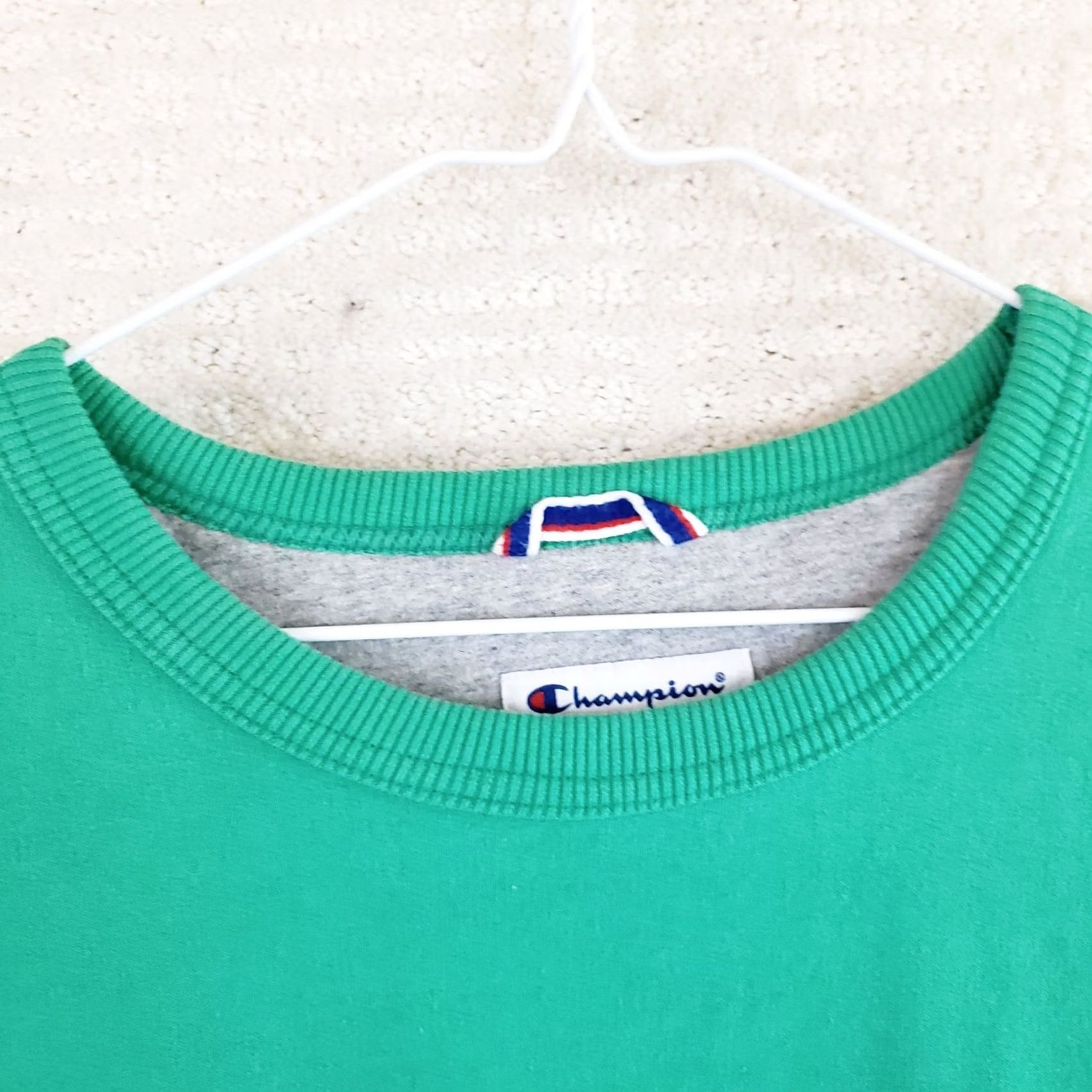 Champion VINTAGE Champion Sweatshirt L Green Pullover Crewneck Logo 90s Men Duck Size US L / EU 52-54 / 3 - 5 Thumbnail