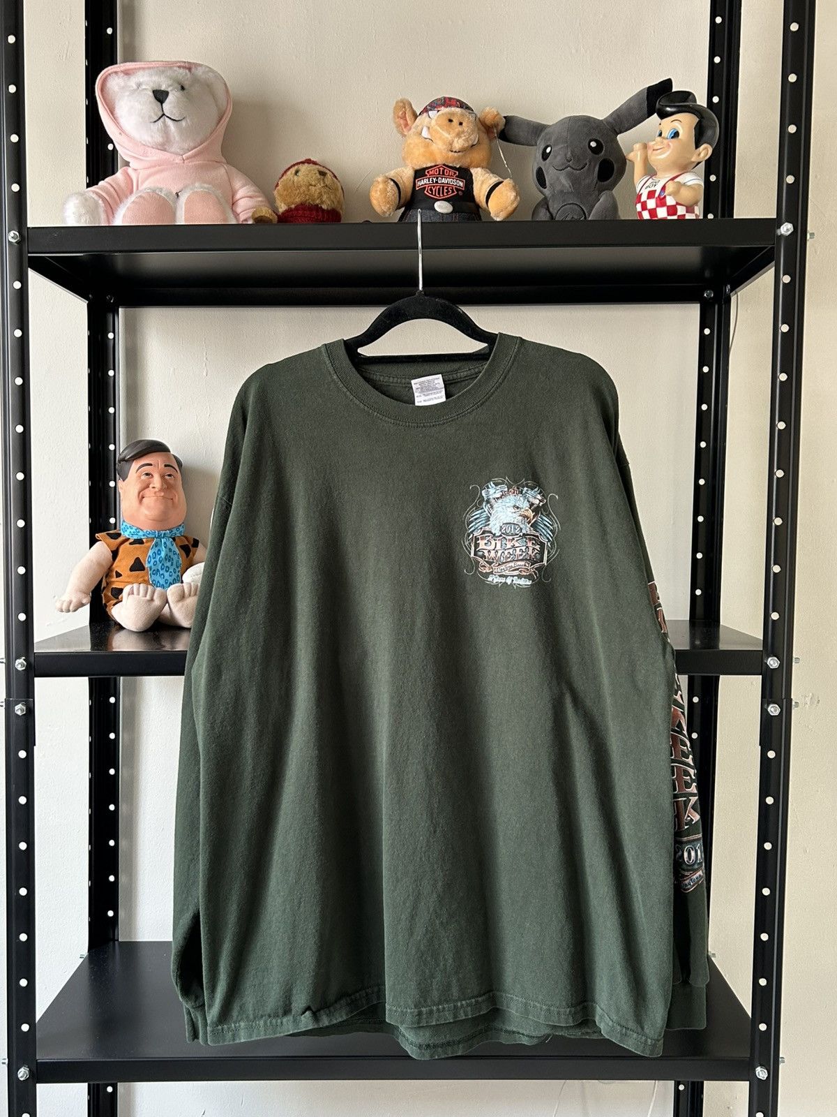 Harley Davidson 2012 Bike Week green long sleeve Size US XL / EU 56 / 4 - 2 Thumbnail