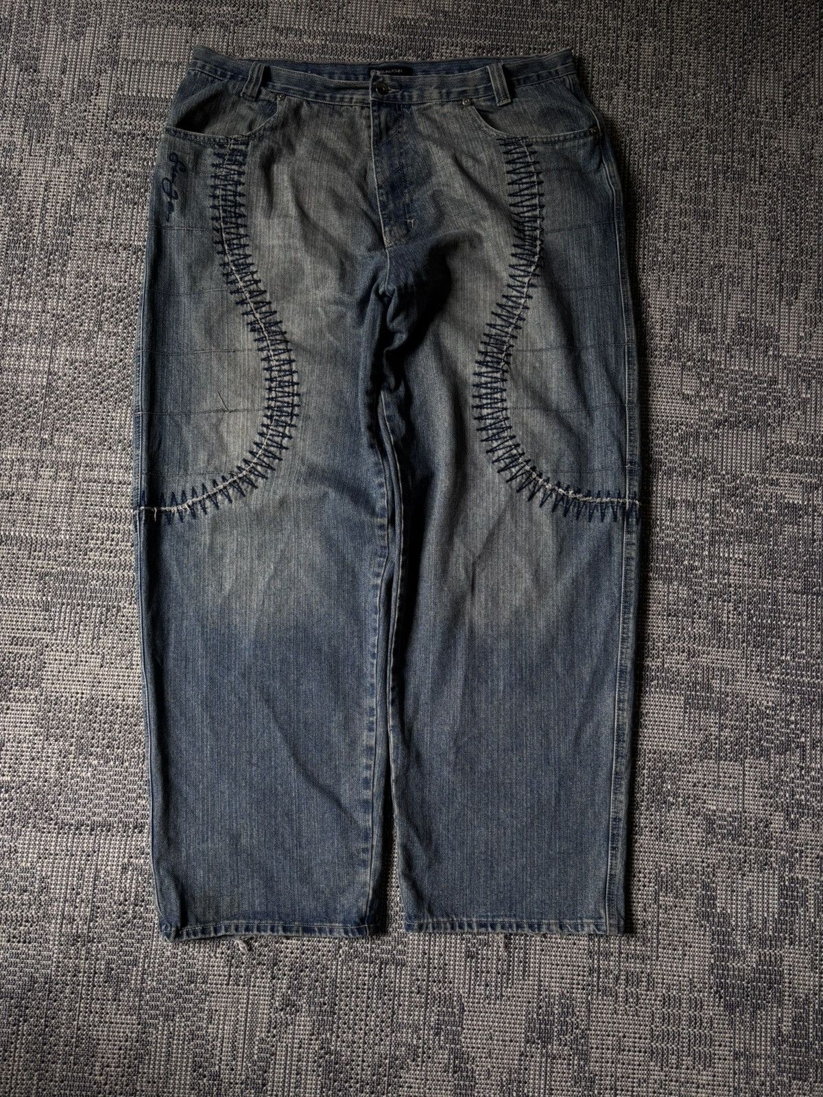 Sean John Vintage Sean John Baggy Denim Jeans / W42 / Y2K Archive Size US 42 / EU 58 - 6 Thumbnail