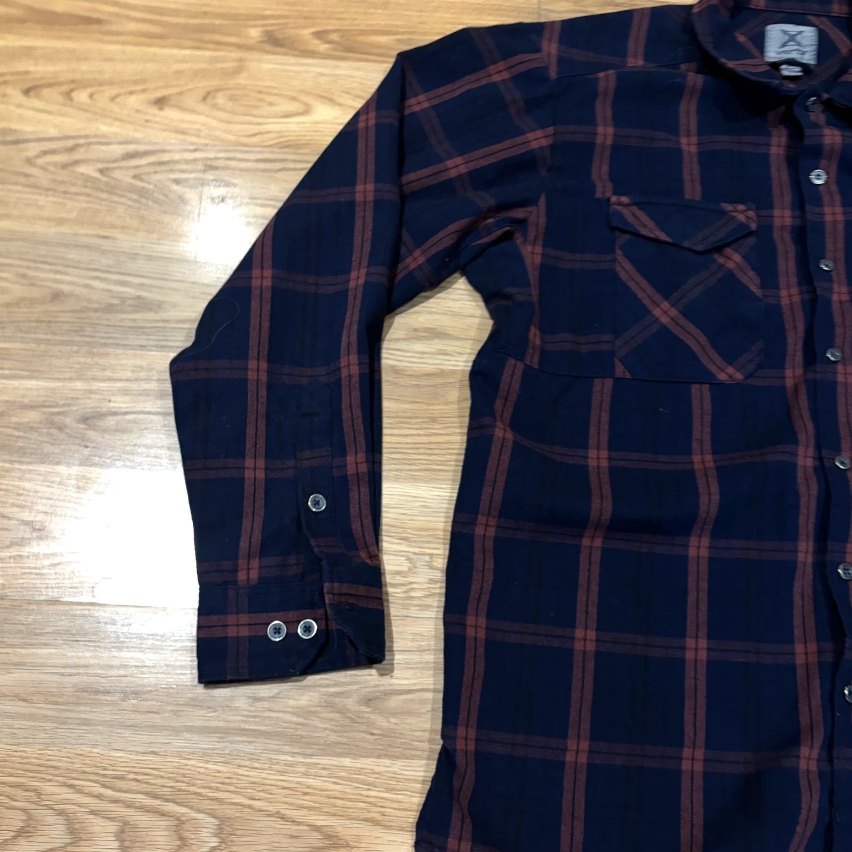 Vintage Vertx Canyon Valley Heavyweight Flannel Plaid Snap Button-Up Shirt Men’s L Size US L / EU 52-54 / 3 - 5 Thumbnail