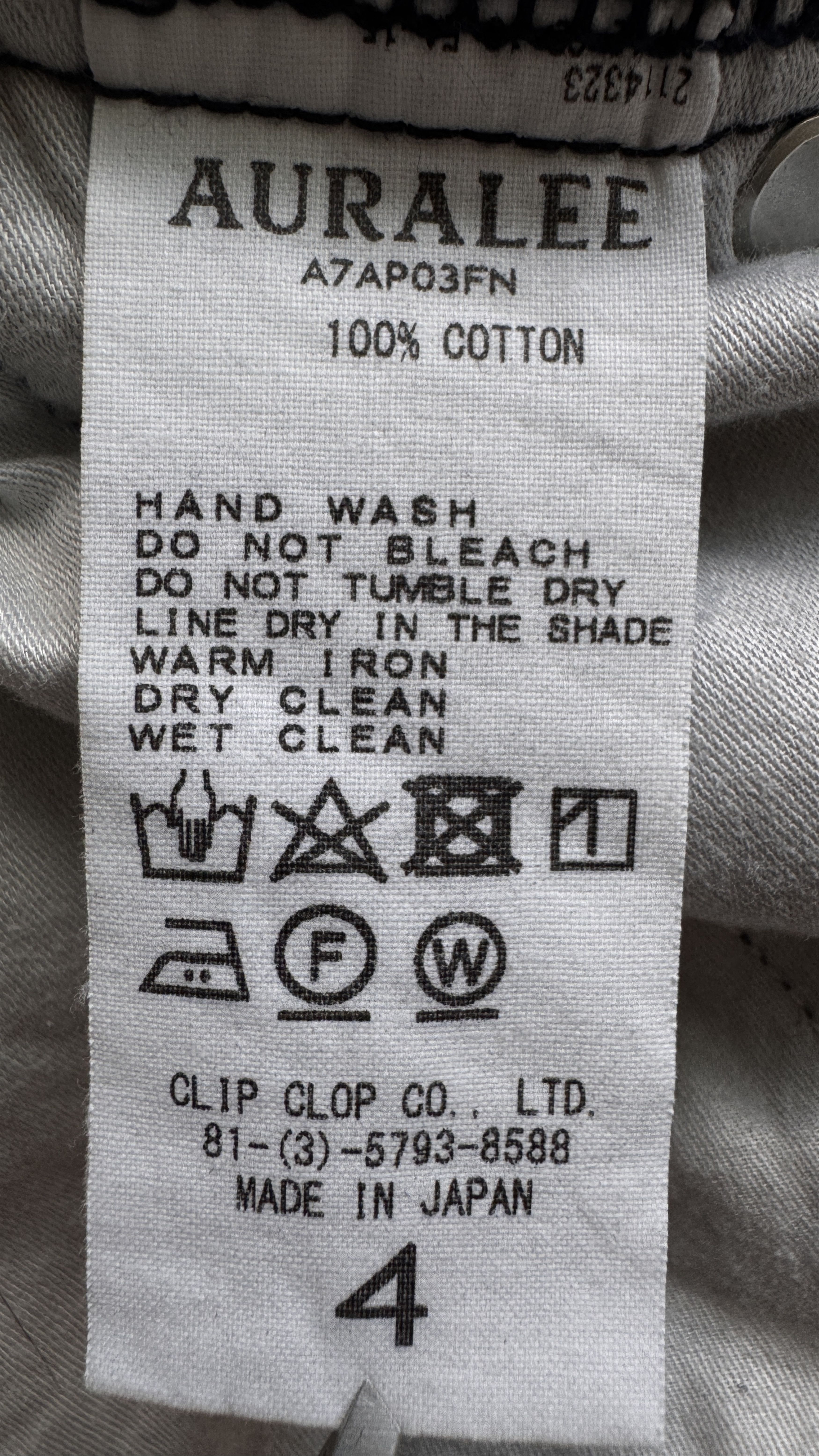 Auralee aa . L . WASHED CORDUROY 5P PANTS . A7AP03FN Size US 34 / EU 50 - 16 Thumbnail