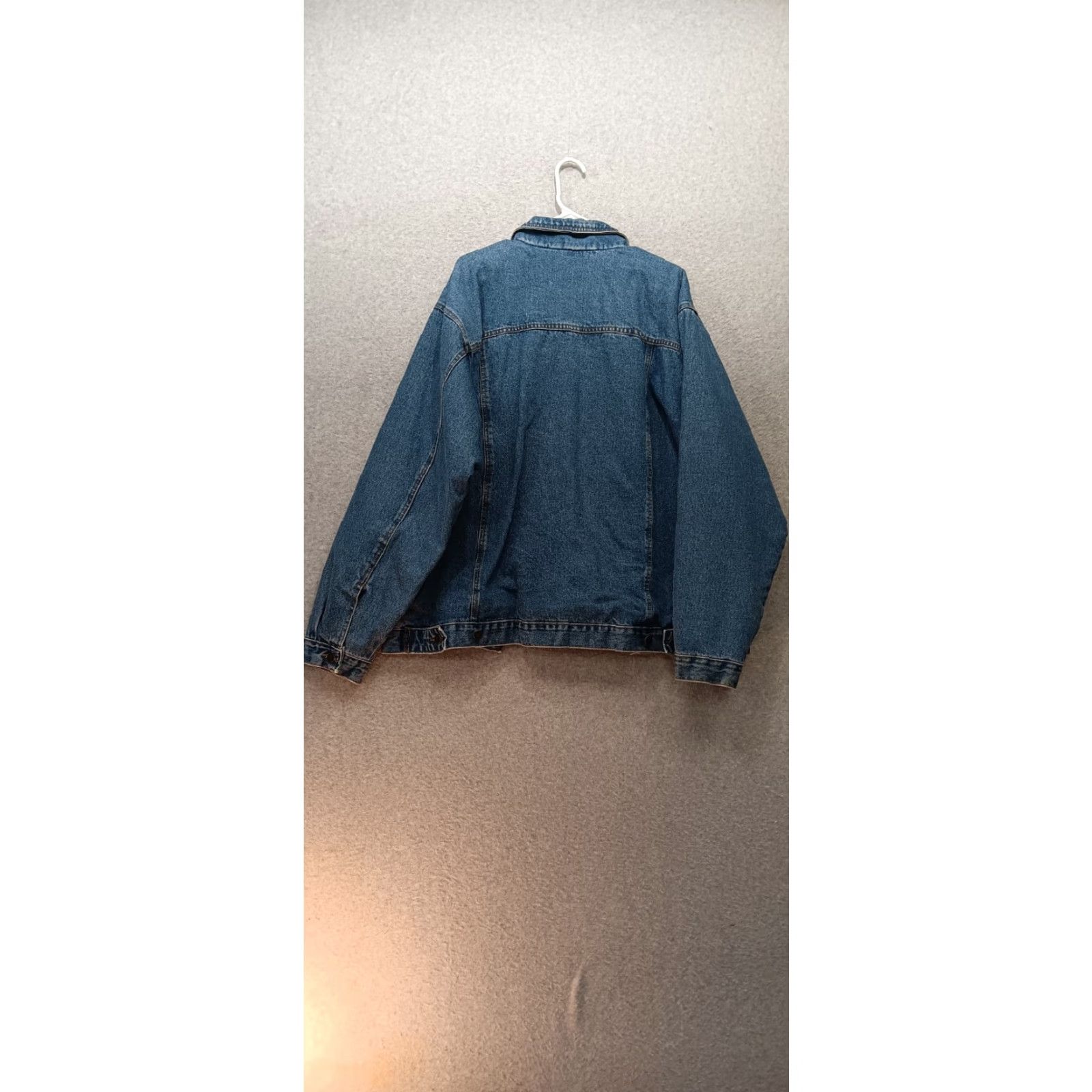 Doublet VINTAGE Horizon Jacket Coat XL Denim Medium Wash Back Button Lined Outerwear Men Varsity 90s Size US XL / EU 56 / 4 - 3 Thumbnail