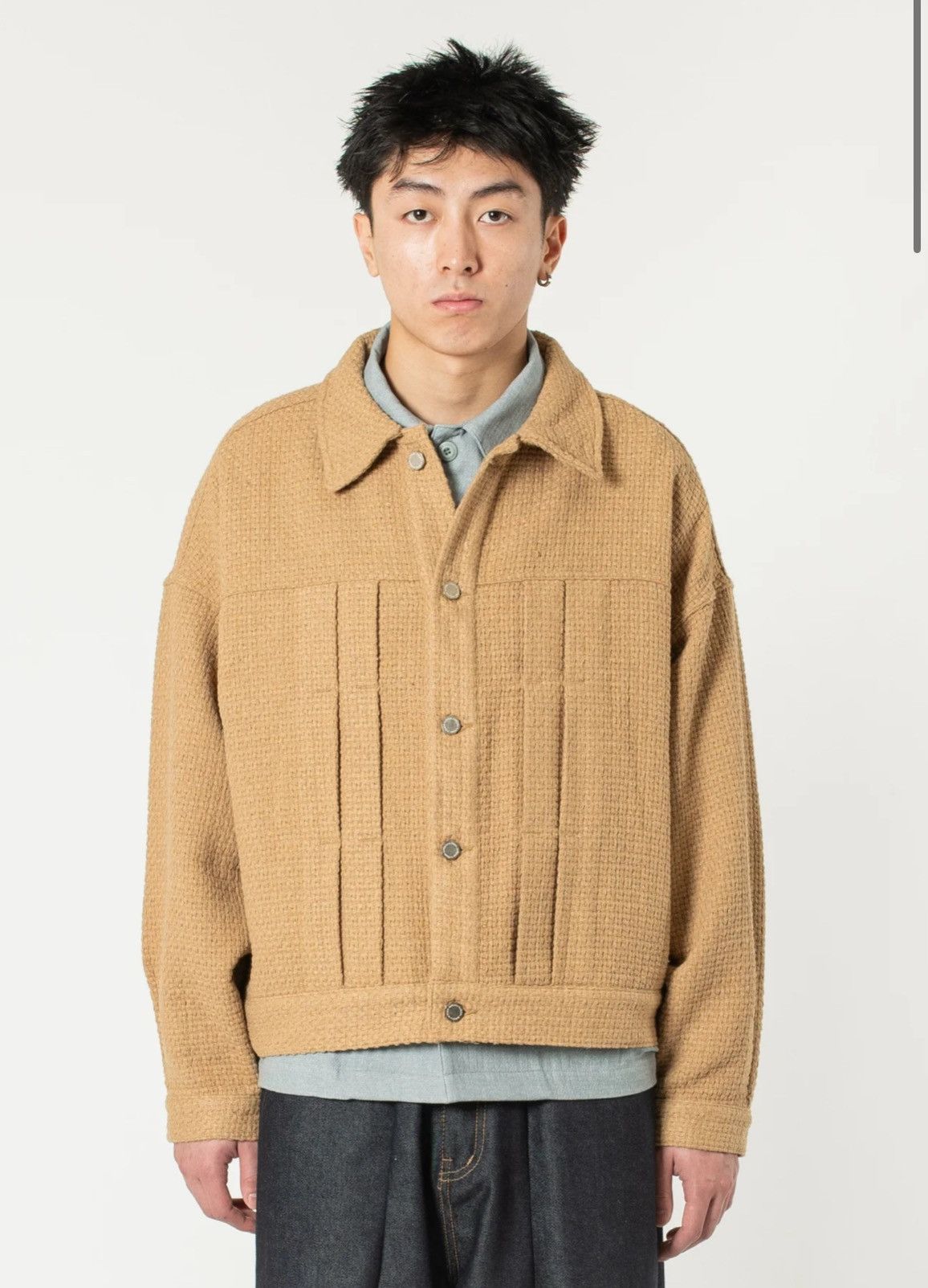 Other Estudio Niksen Pleated Boxy Jacket Size S / US 4 / IT 40 - 4 Thumbnail