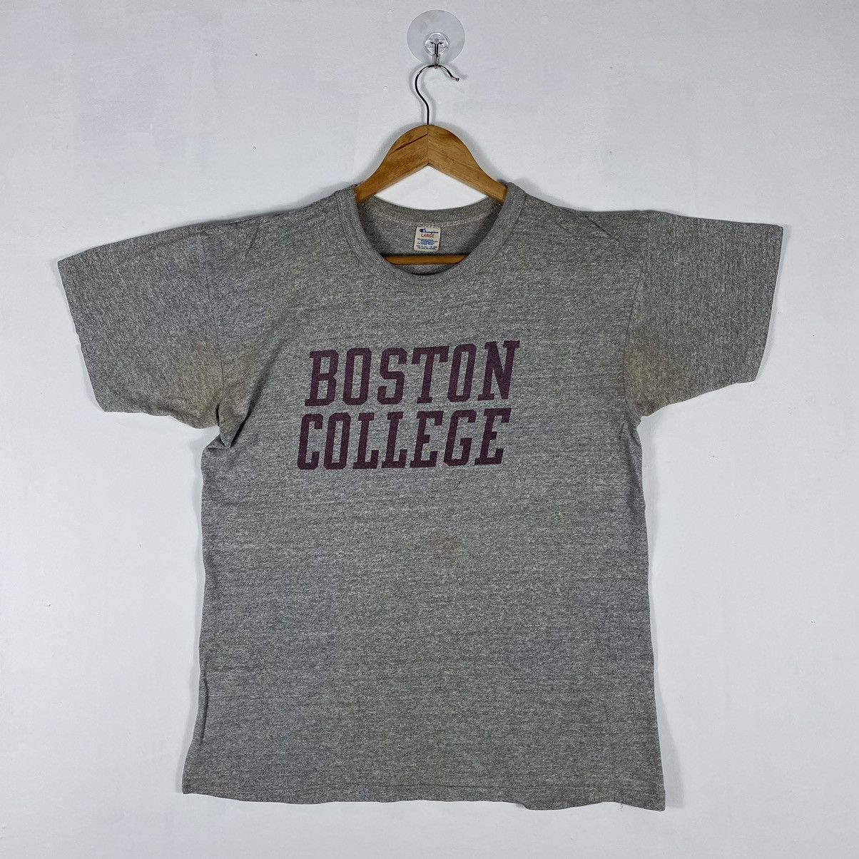 Champion × Vintage Vintage 80's CHAMPION BOSTON COLLEGE Tee Size US L / EU 52-54 / 3 - 2 Thumbnail