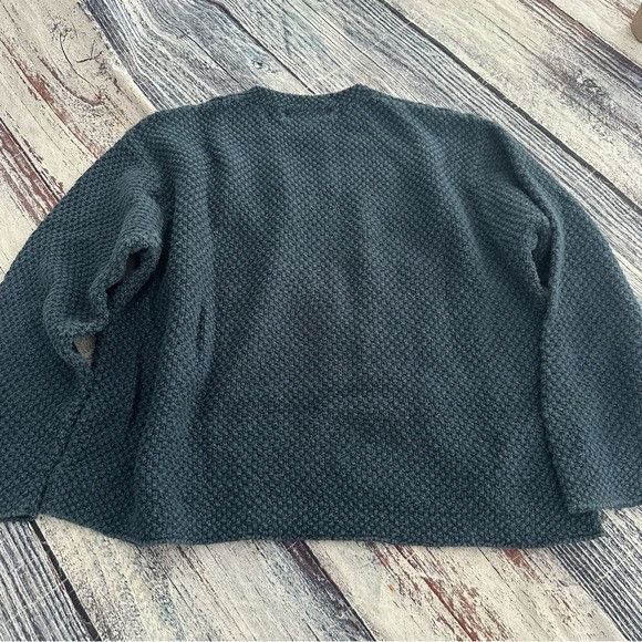 Other Vintage 90’s Maurices Teal V-Neck Cable Knit Sweater Size M / US 6-8 / IT 42-44 - 4 Thumbnail