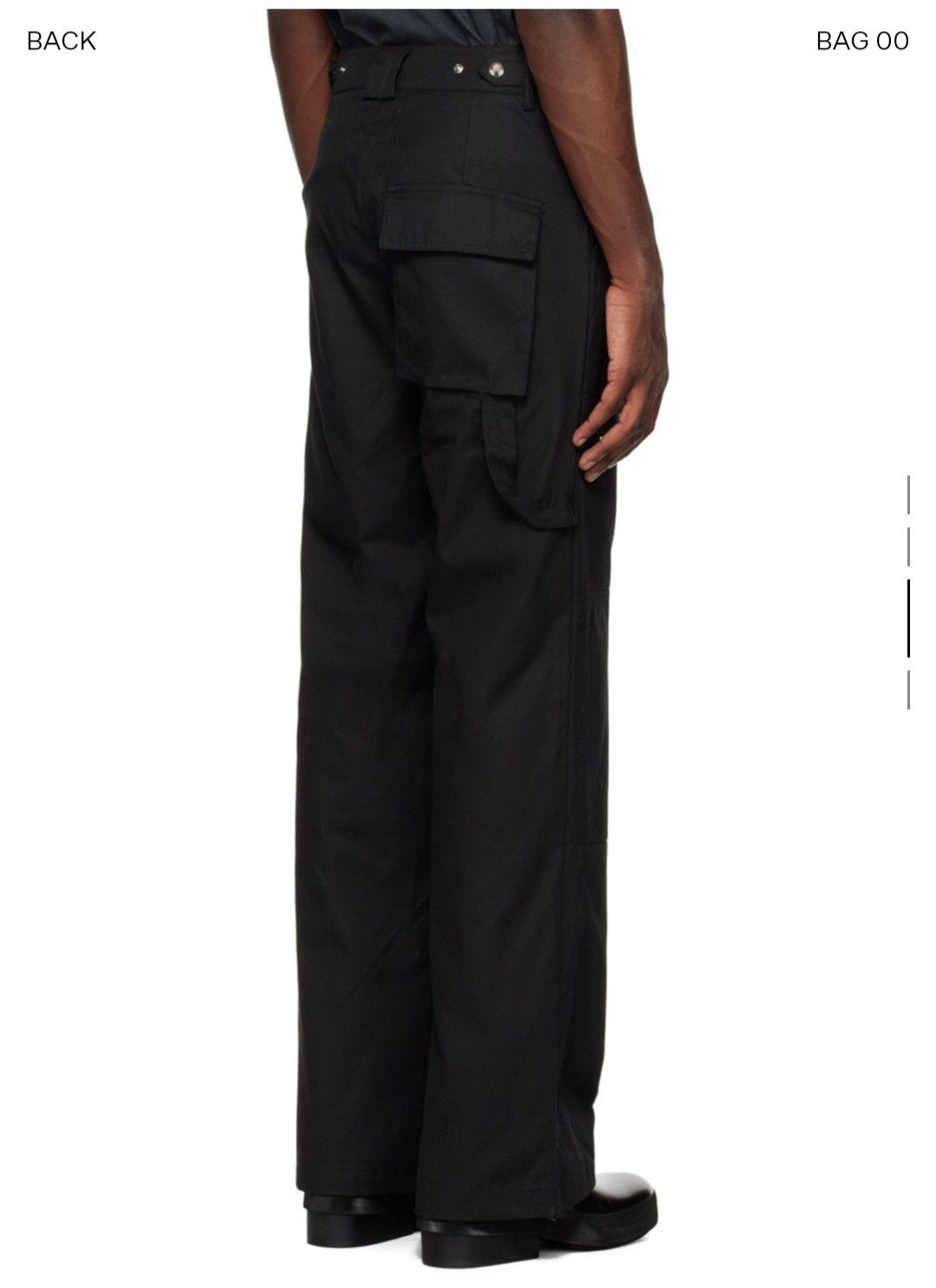 (di)vision (di)vision Black Knee Patch Trousers Size US 32 / EU 48 - 13 Thumbnail