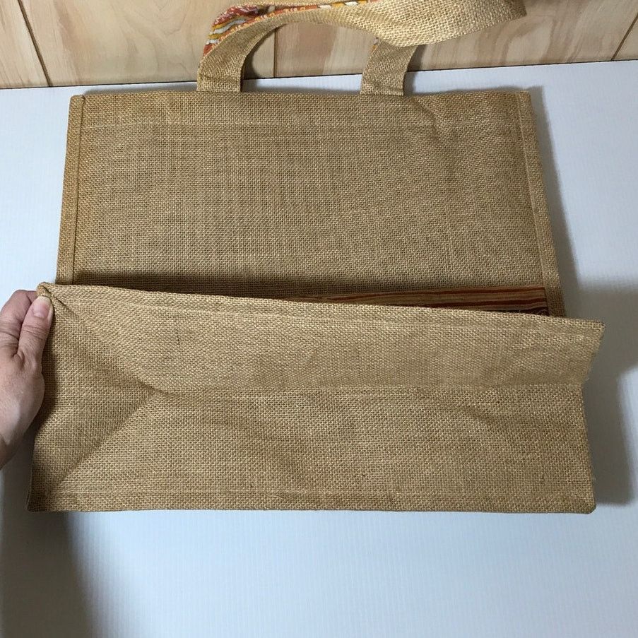 Other Freeset Burlap Wide Handle Large Tote Bag Size ONE SIZE - 4 Thumbnail