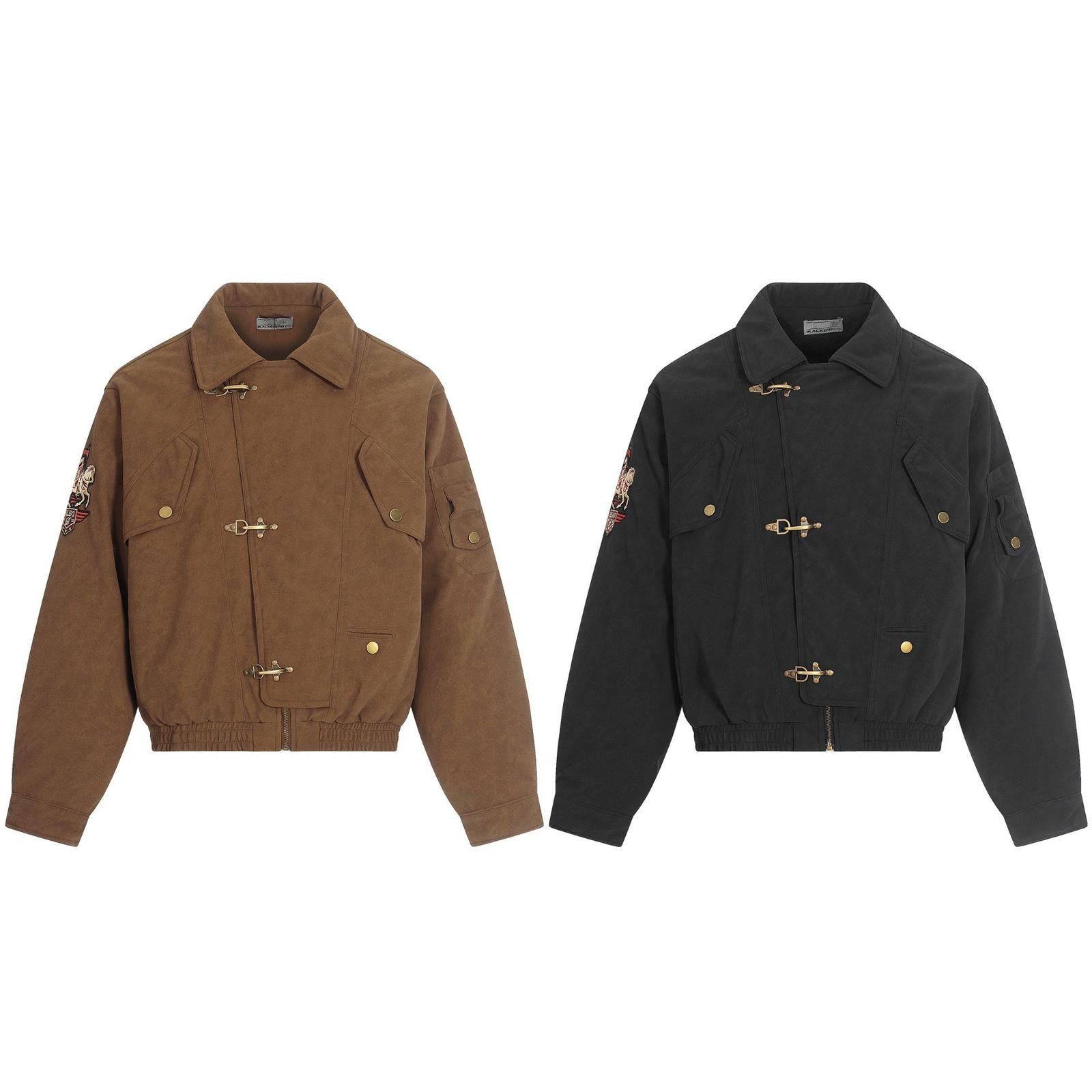 Japanese Brand Fireman Clasp Canvas Embroidered Padded Jacket Size US M / EU 48-50 / 2 - 6 Thumbnail