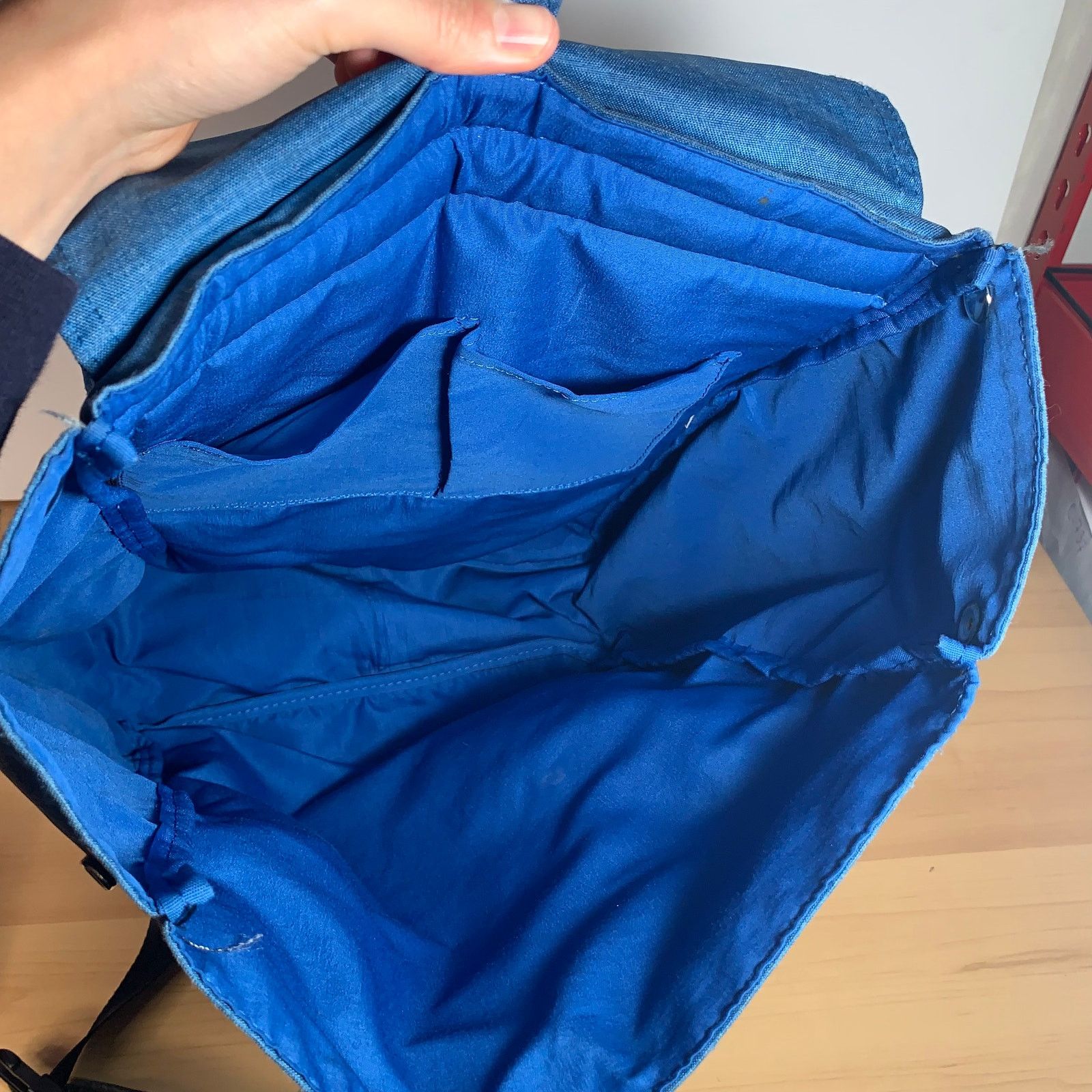 Other Anello High Density Mokucho Polyester in Blue Backpack Size ONE SIZE - 3 Thumbnail