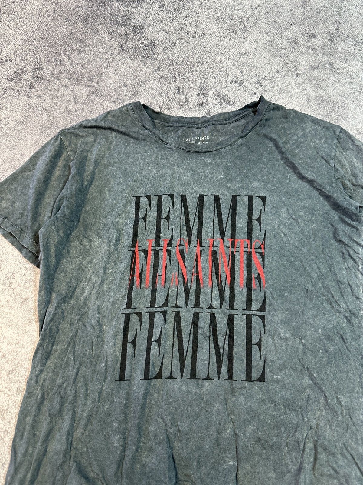 Allsaints Allsaints Femme T-shirt Streetwear Rare Causal USA Style M Size M / US 6-8 / IT 42-44 - 2 Thumbnail
