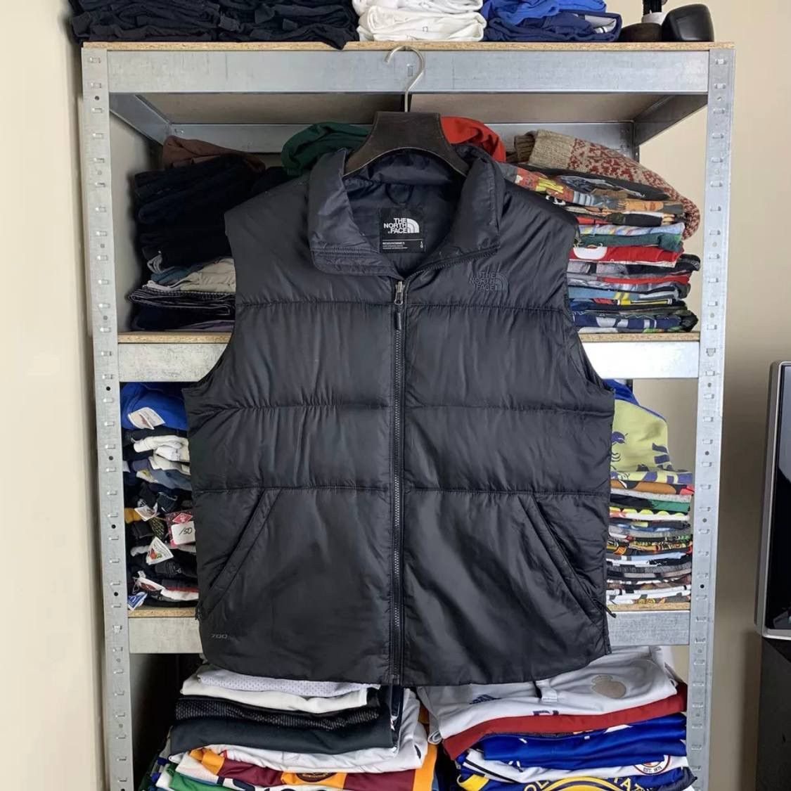 Vintage The North Face Puffer Vest 700 Black