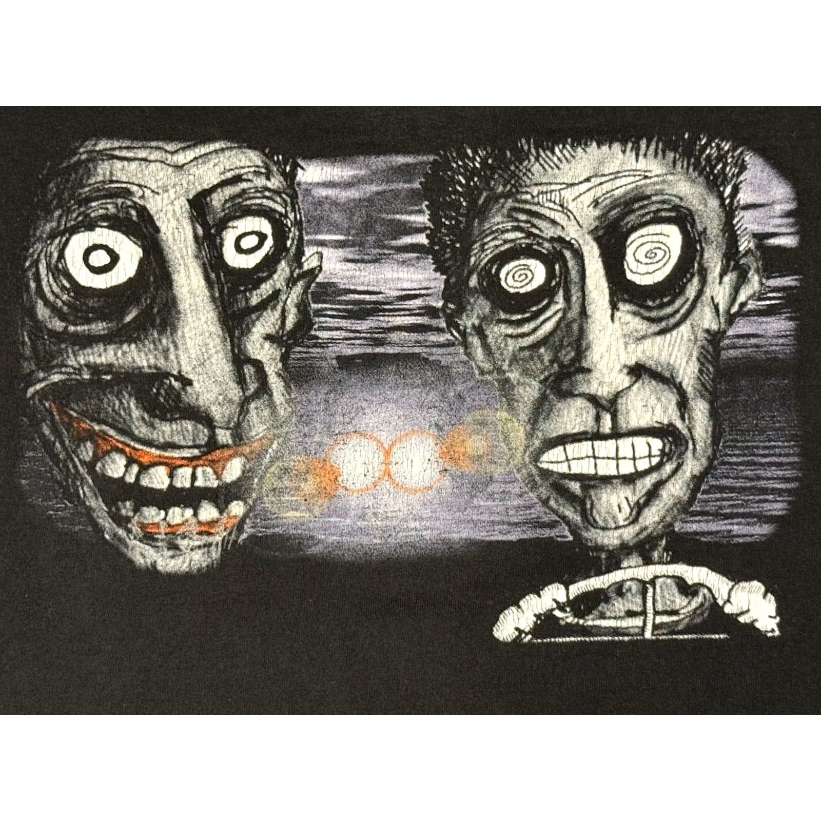 Vintage VINTAGE Primus Tales From The Punchbowl Shirt XL Black Short Sleeve Crew Neck Graphic Print 90s Band Rock Halloween Hippie Music Winterland"} Size US XL / EU 56 / 4 - 4 Thumbnail