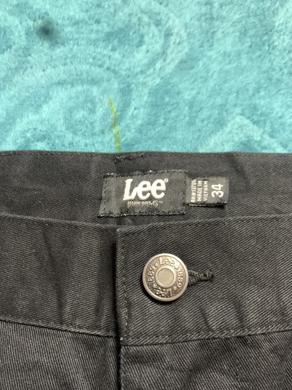 Lee Lee Uniform Workwear Chino Short 34 Black Size US 34 / EU 50 - 7 Thumbnail