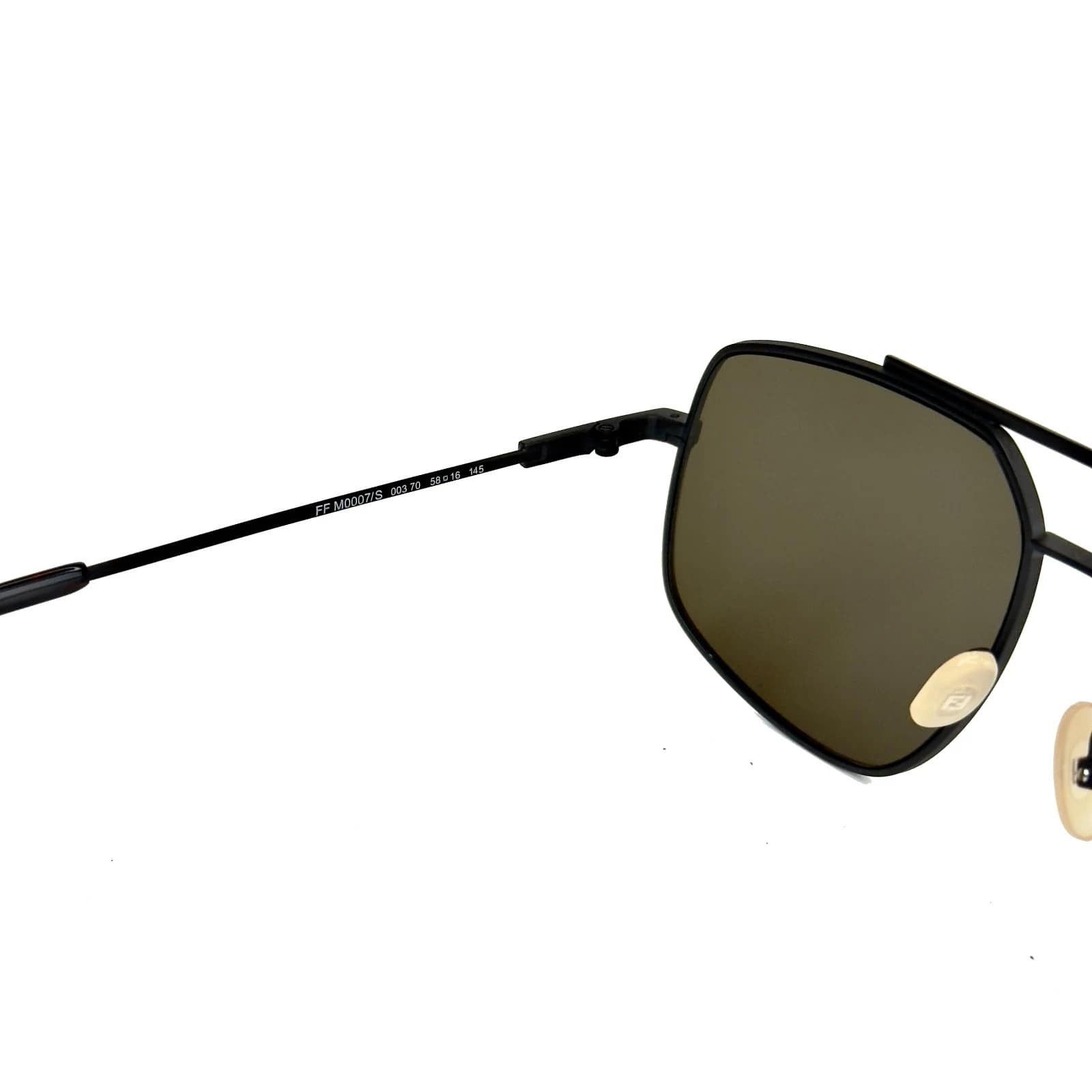 Fendi FENDI AIR FFM0007S 0007 Dark Brown Aviator Sunglasses Men Size ONE SIZE - 2 Thumbnail