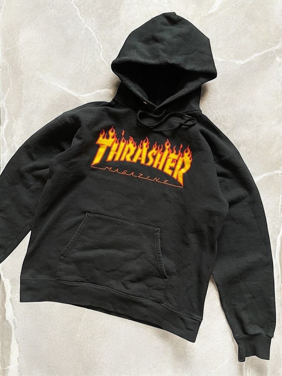Thrasher × Vintage THRASHER FLAME VINTAGE hoodie skateboaring 00s y2k street Size US S / EU 44-46 / 1 - 1 Thumbnail