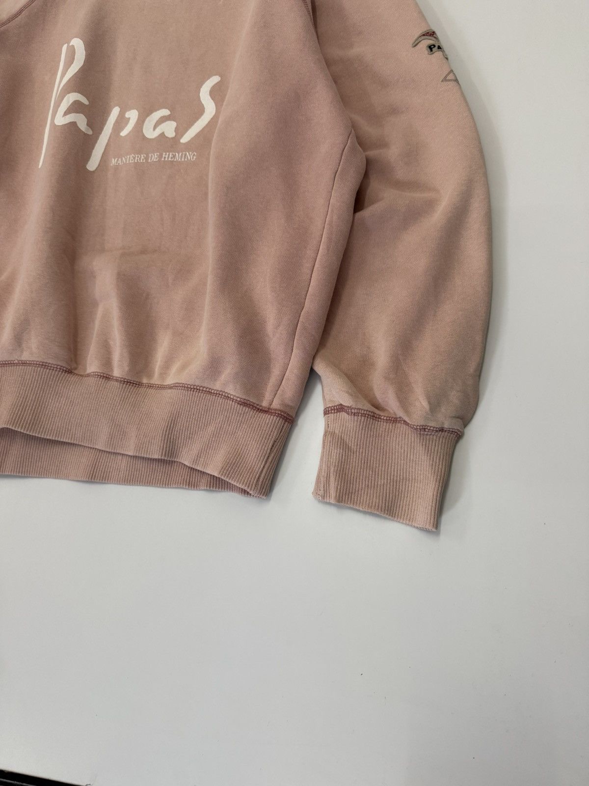 Japanese Brand 🔥 PAPAS MANIERE DE HEMING JAPAN SPELLOUT BIGLOGO SWEATSHIRT Size US L / EU 52-54 / 3 - 2 Thumbnail