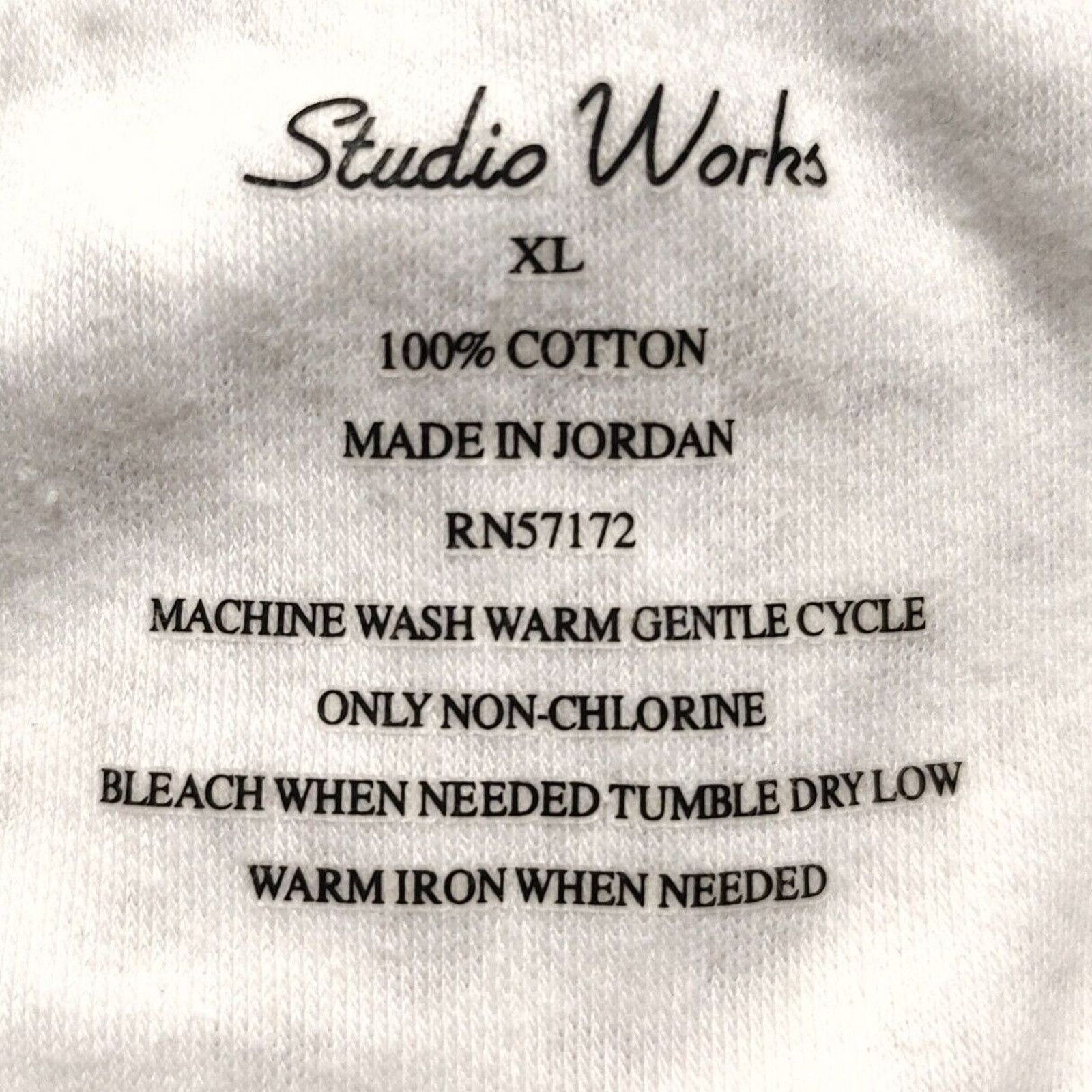 Other Studio Works Women's White Basic Short Sleeve Tee XL Size XL / US 12-14 / IT 48-50 - 3 Thumbnail