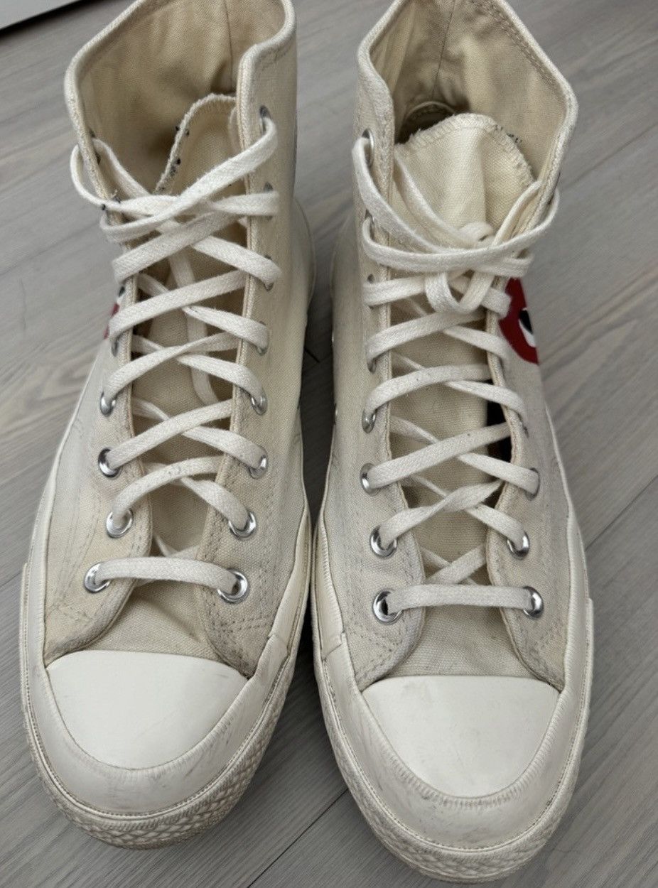 Comme des Garcons × Converse Converse - CDG Play - Chuck Taylor All Star 70 High Size US 10 / EU 43 - 8 Thumbnail