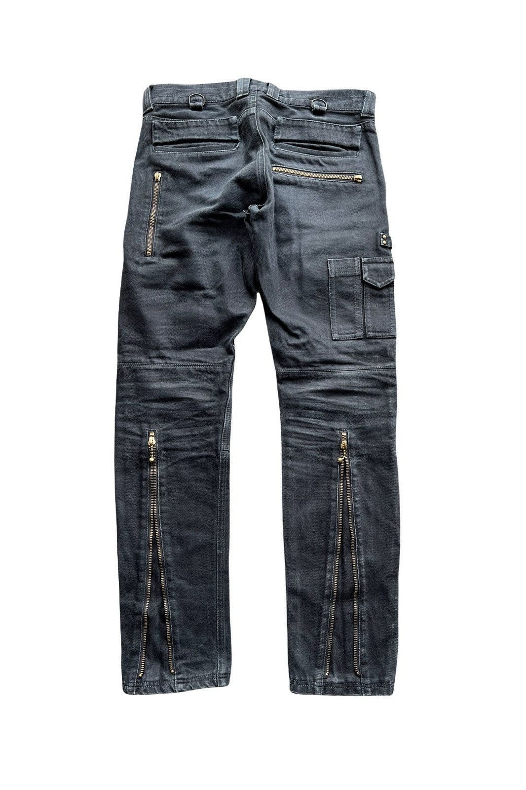 Blackmeans Blackmeans biker zip denim Size US 28 / EU 44 - 2 Thumbnail