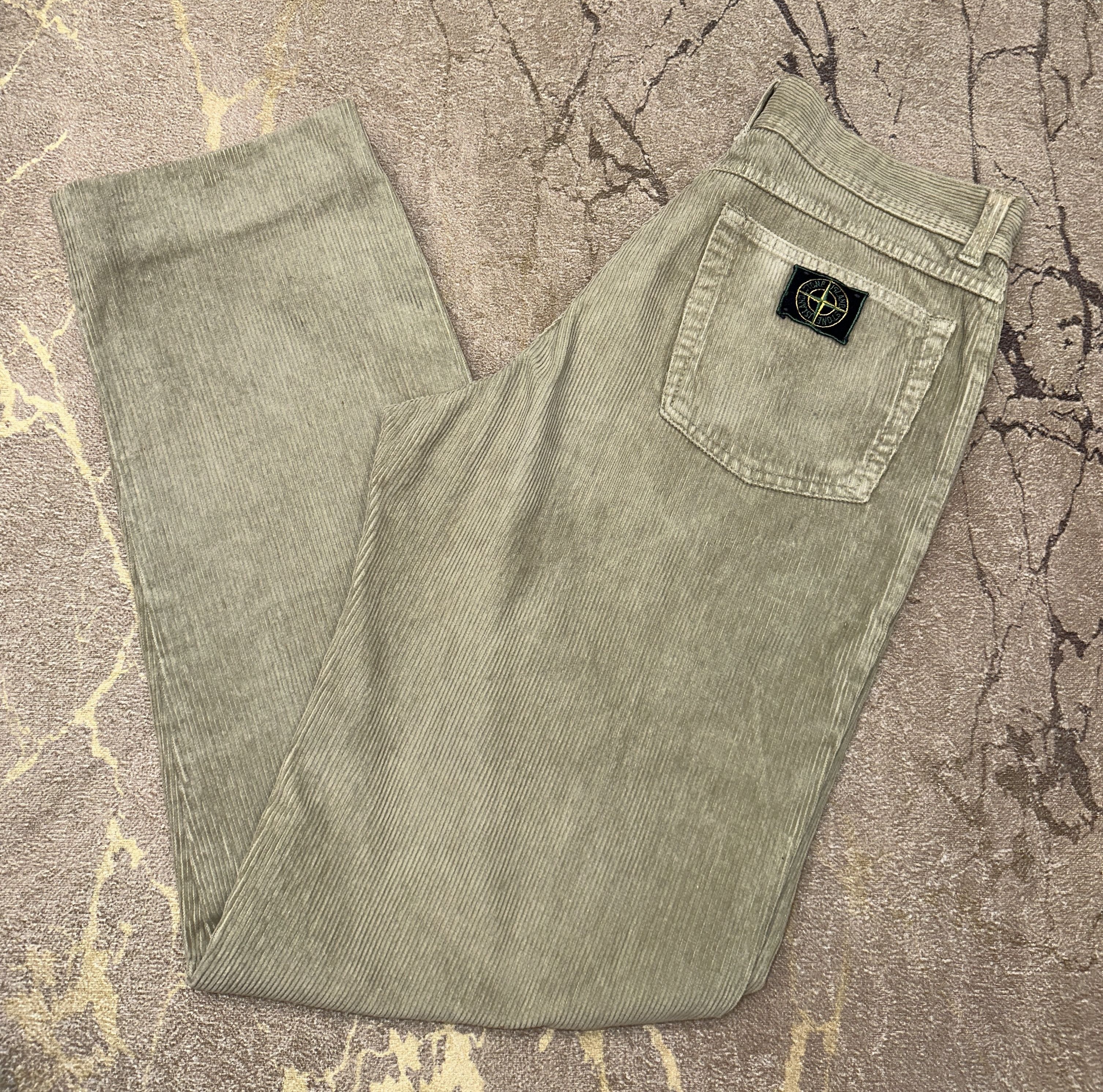 Stone Island Rare Stone Island Marina 1997 Corduroy Trousers Size 44 29 Size US 28 / EU 44 - 1 Preview