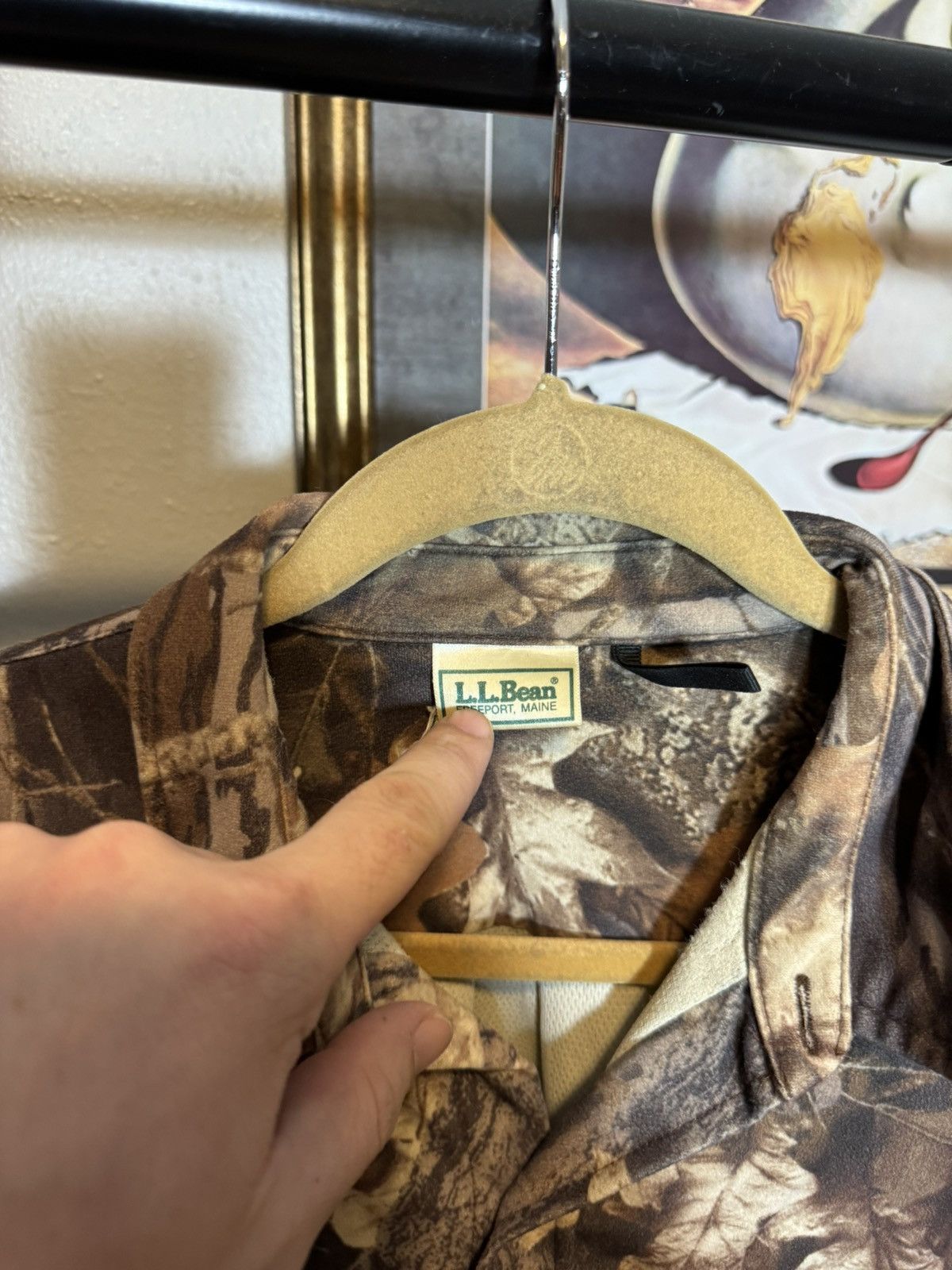 L.L. Bean × Vintage Vintage L.L. Bean Realtree Camo Long Sleeve Shirt Size US XL / EU 56 / 4 - 4 Thumbnail