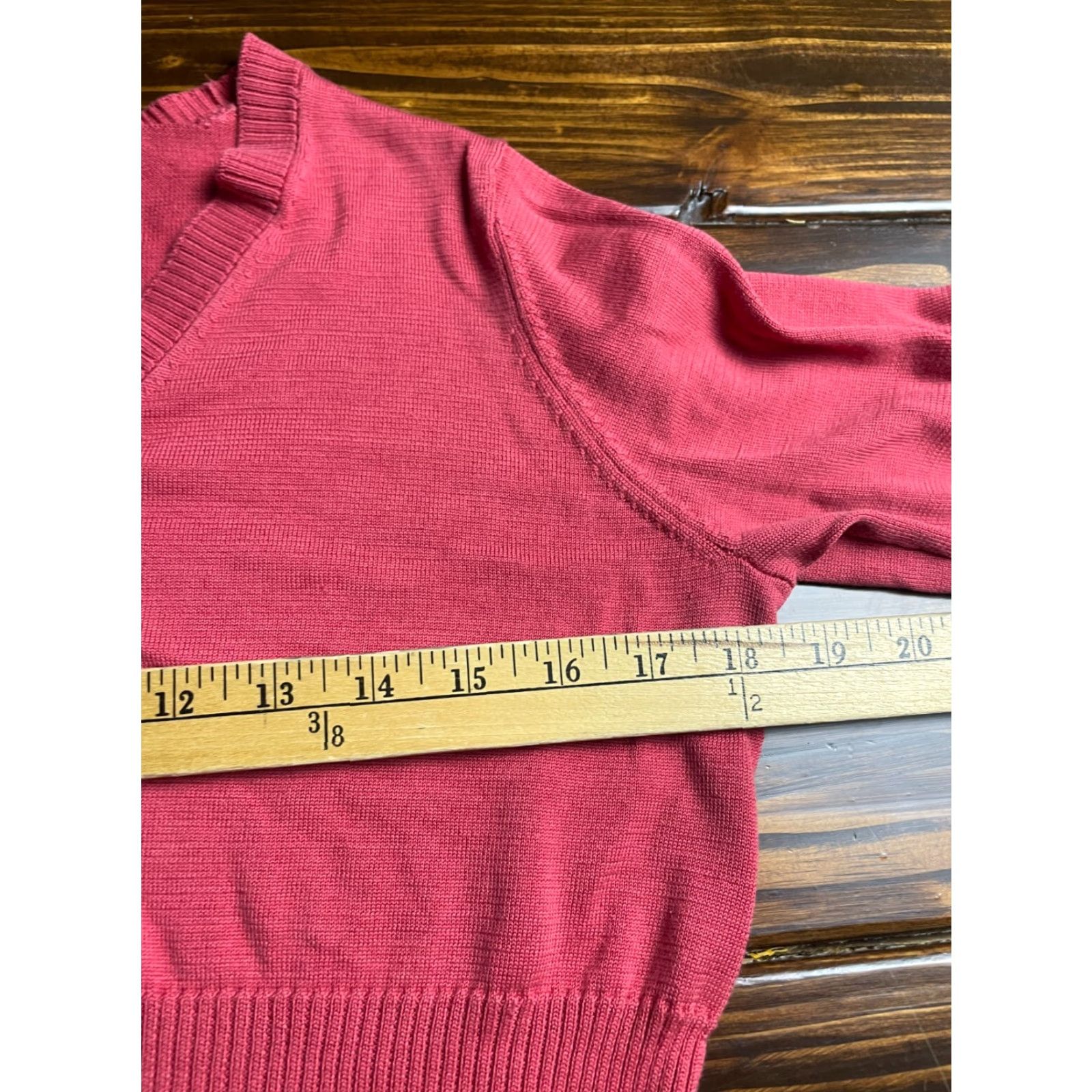 Vintage cAbi Sweater Cardigan, Women's Size Large Mauve Pink Knit Size L / US 10 / IT 46 - 3 Thumbnail