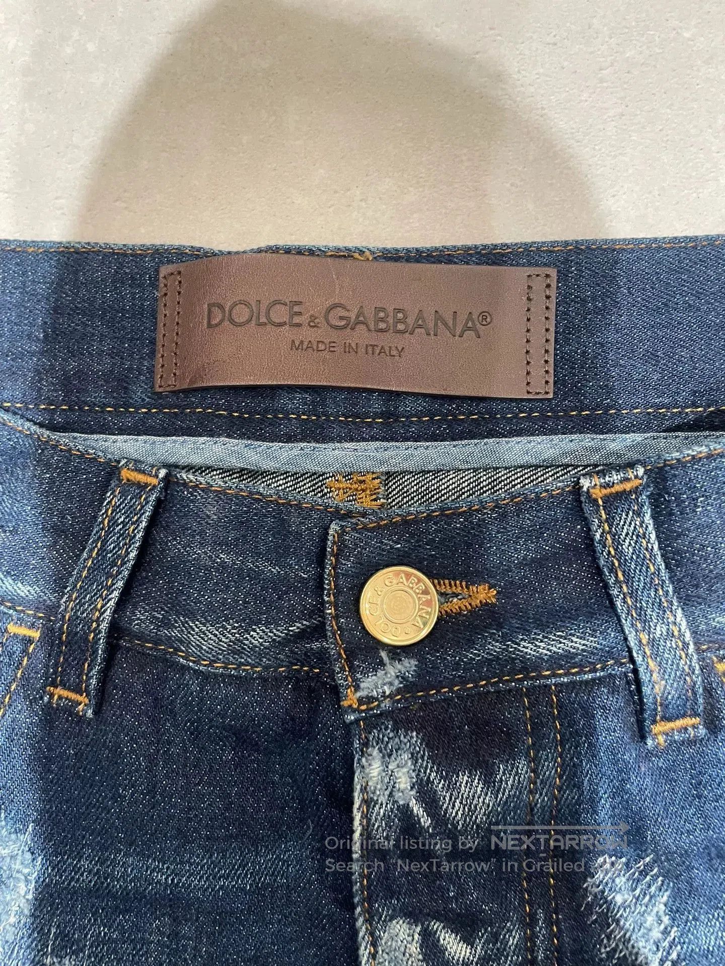 Dolce & Gabbana Dolce & Gabbana Denim Trousers. Size US 28 / EU 44 - 4 Thumbnail