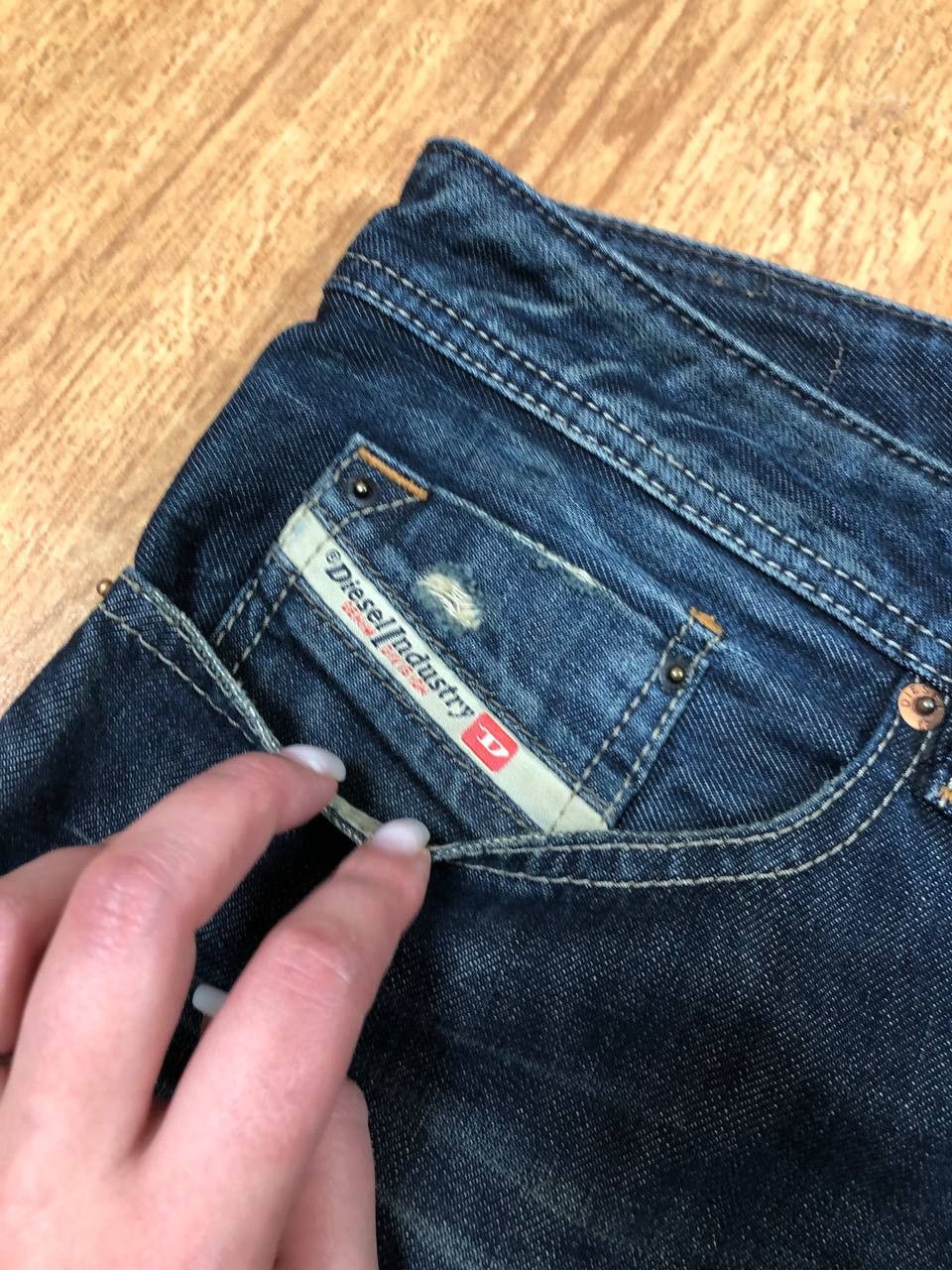 Diesel Crazy Crash Dirty Baggy Faded Jean Japan Avant Garde Style Size US 36 / EU 52 - 18 Thumbnail
