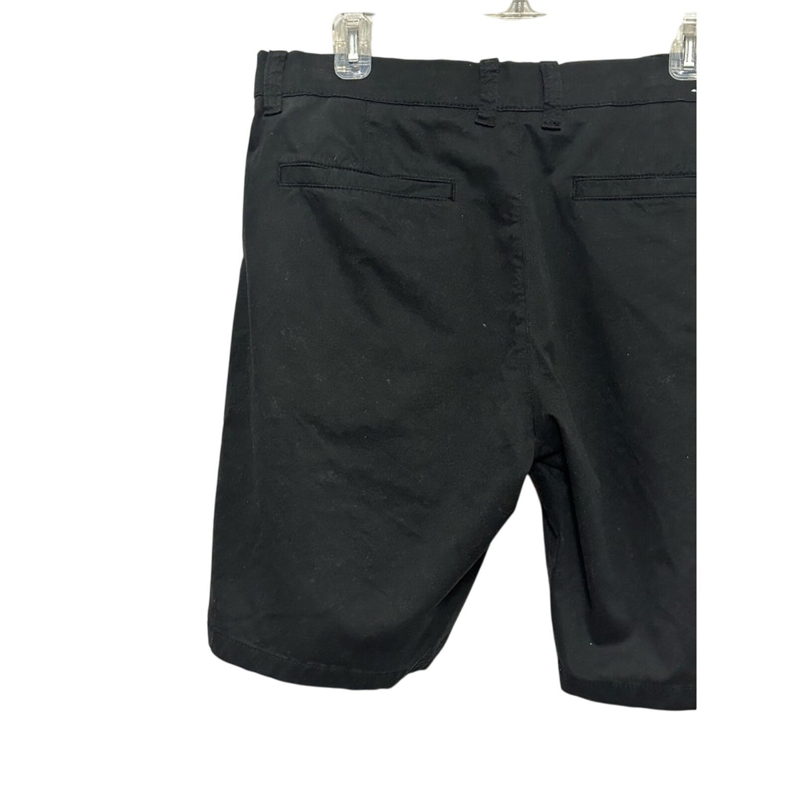 Other NNO7 Bermuda Shorts Flat Front Pockets Belt Loops Black M 34 Size US 34 / EU 50 - 6 Thumbnail